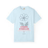 Cosmos Flower T-Shirt - Botanical Graphic Shirt for Flower Lovers