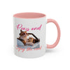 Road Trip Cat Mug | Personalized Summer Cat Coffee Cup With Custom Text