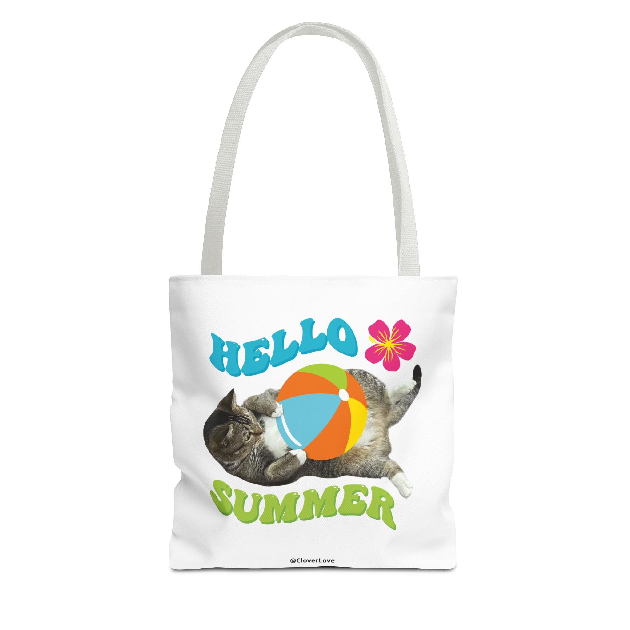 Custom Cat Tote Bag | Personalized Pet Photo Canvas Bag