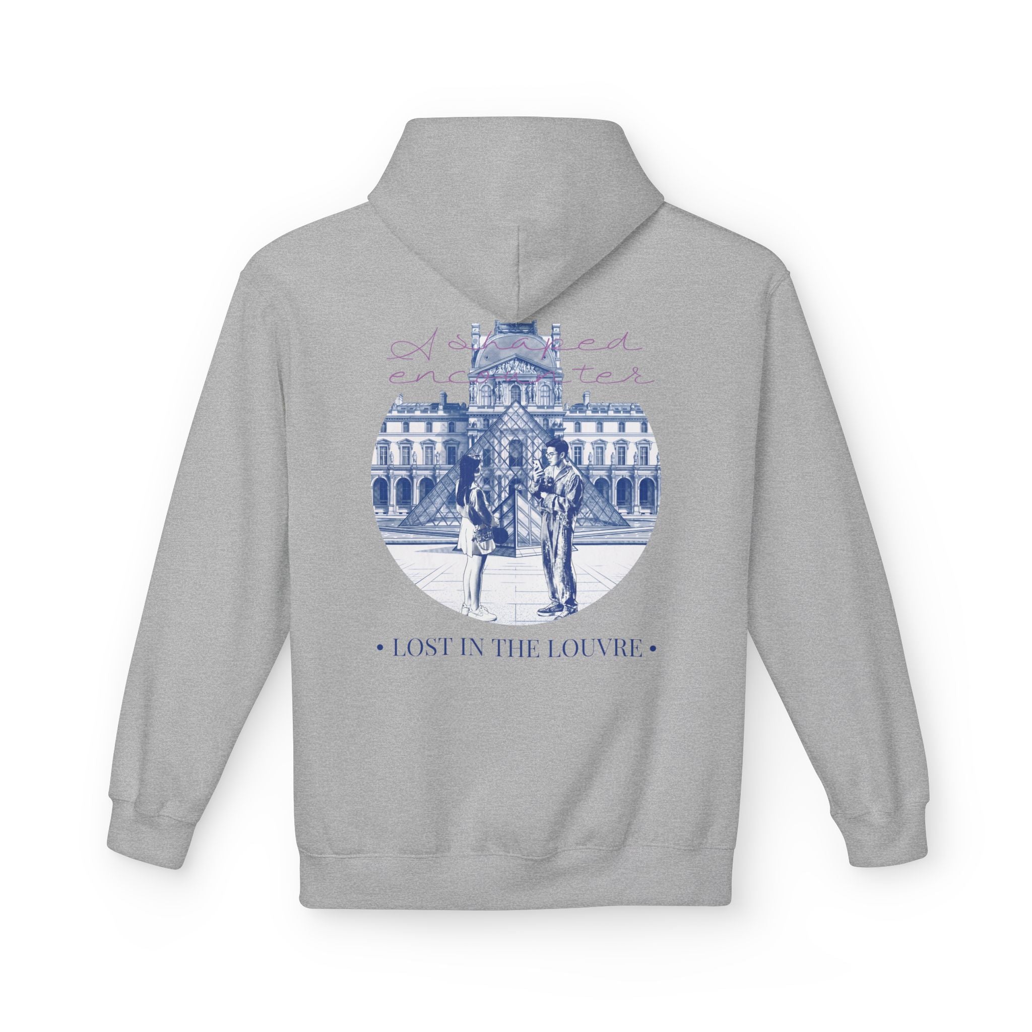 Lost In The Louvre Hoodie | Paris Travel Landmark Sweatshirt