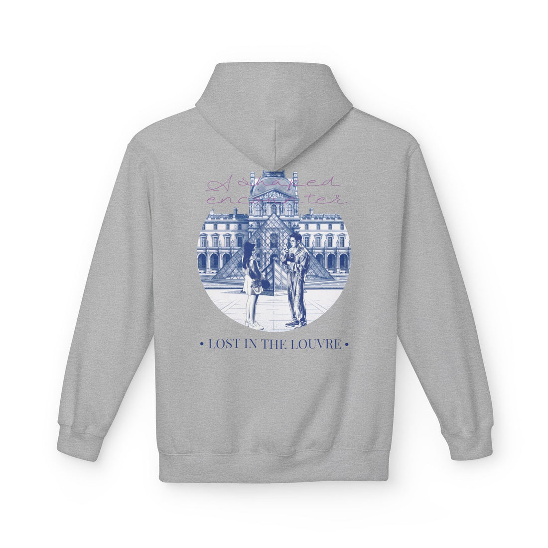 Lost In The Louvre Hoodie | Paris Travel Landmark Sweatshirt