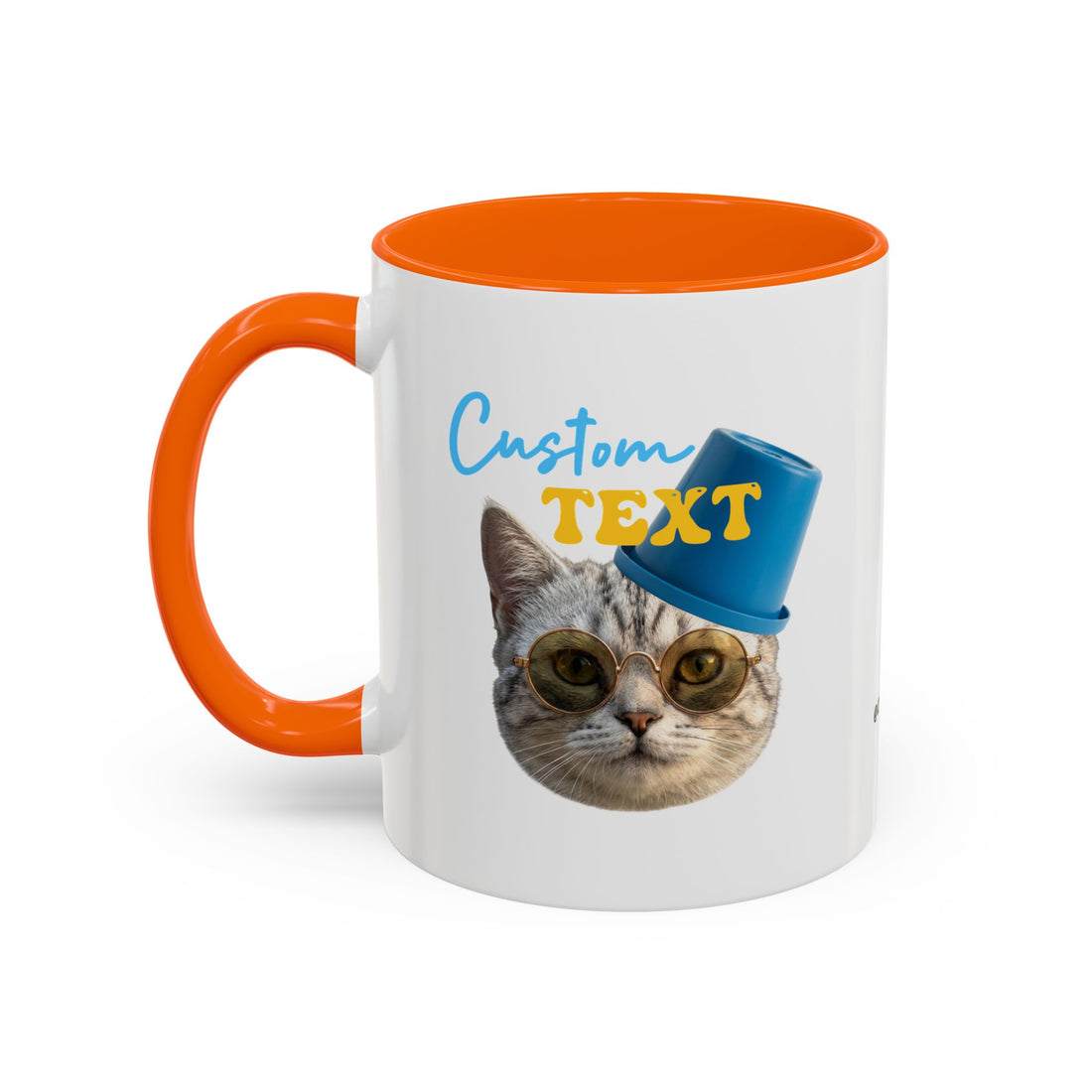 Funny Summer Cat Mug | Personalized Beach Cat Coffee Cup With Custom Text