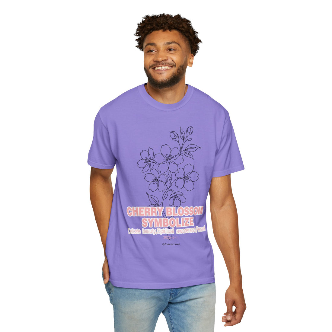 Cherry Blossom Flower T-Shirt - Sakura Botanical Graphic Shirt