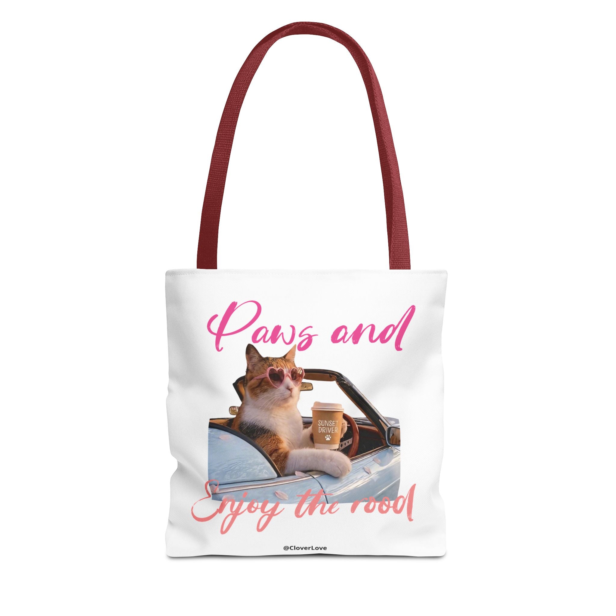 Cute Cat Tote Bag | Custom Cat Photo Personalized Canvas Bag