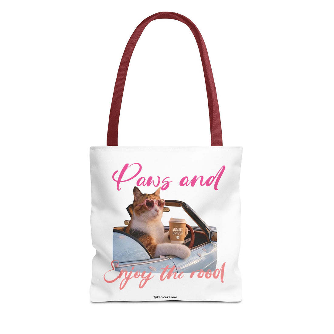 Cute Cat Tote Bag | Custom Cat Photo Personalized Canvas Bag