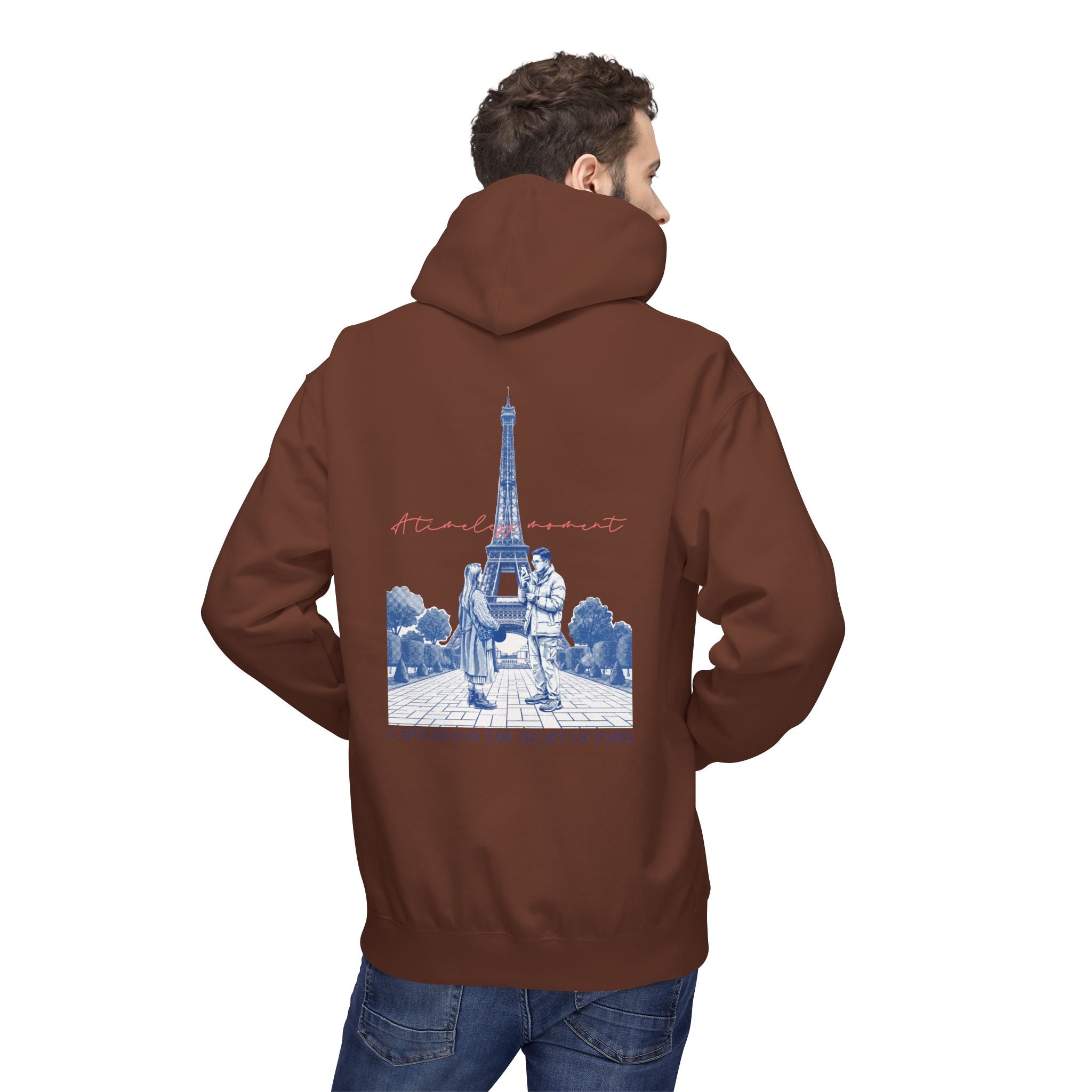 Paris Eiffel Tower Hoodie | Romantic Travel Graphic Sweatshirt