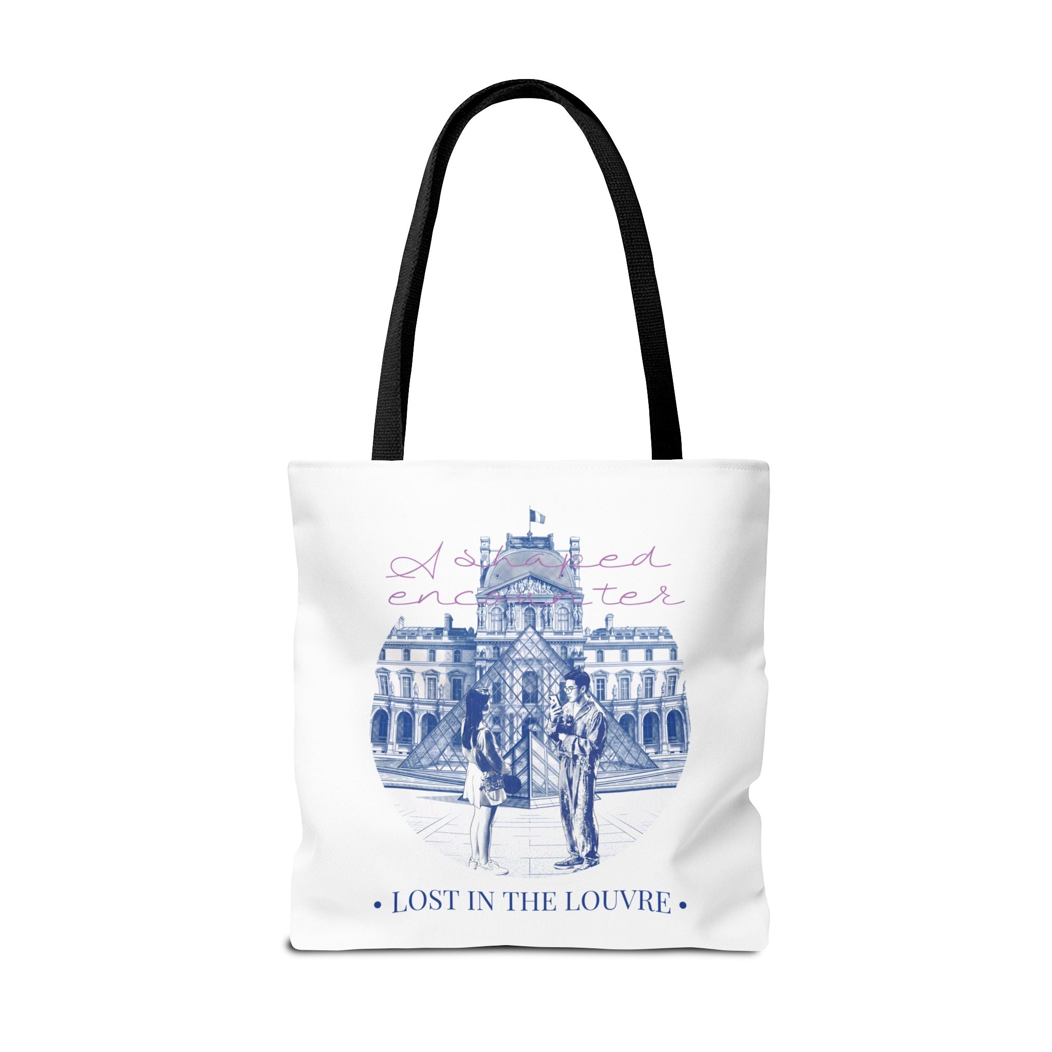 Louvre Paris Tote Bag | Vintage Museum Travel Canvas Bag