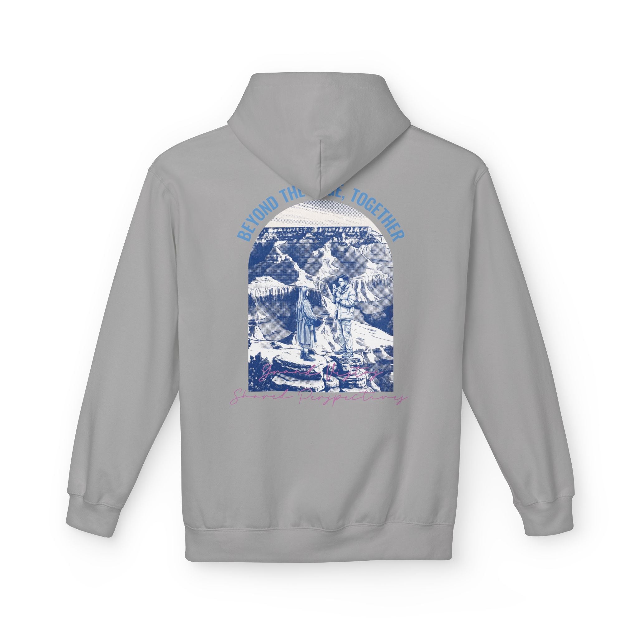 Beyond The Horizon Custom Travel Hoodie, Scenic Landmark Couple Gift