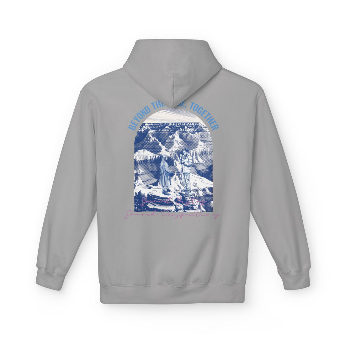 Beyond The Horizon Custom Travel Hoodie, Scenic Landmark Couple Gift