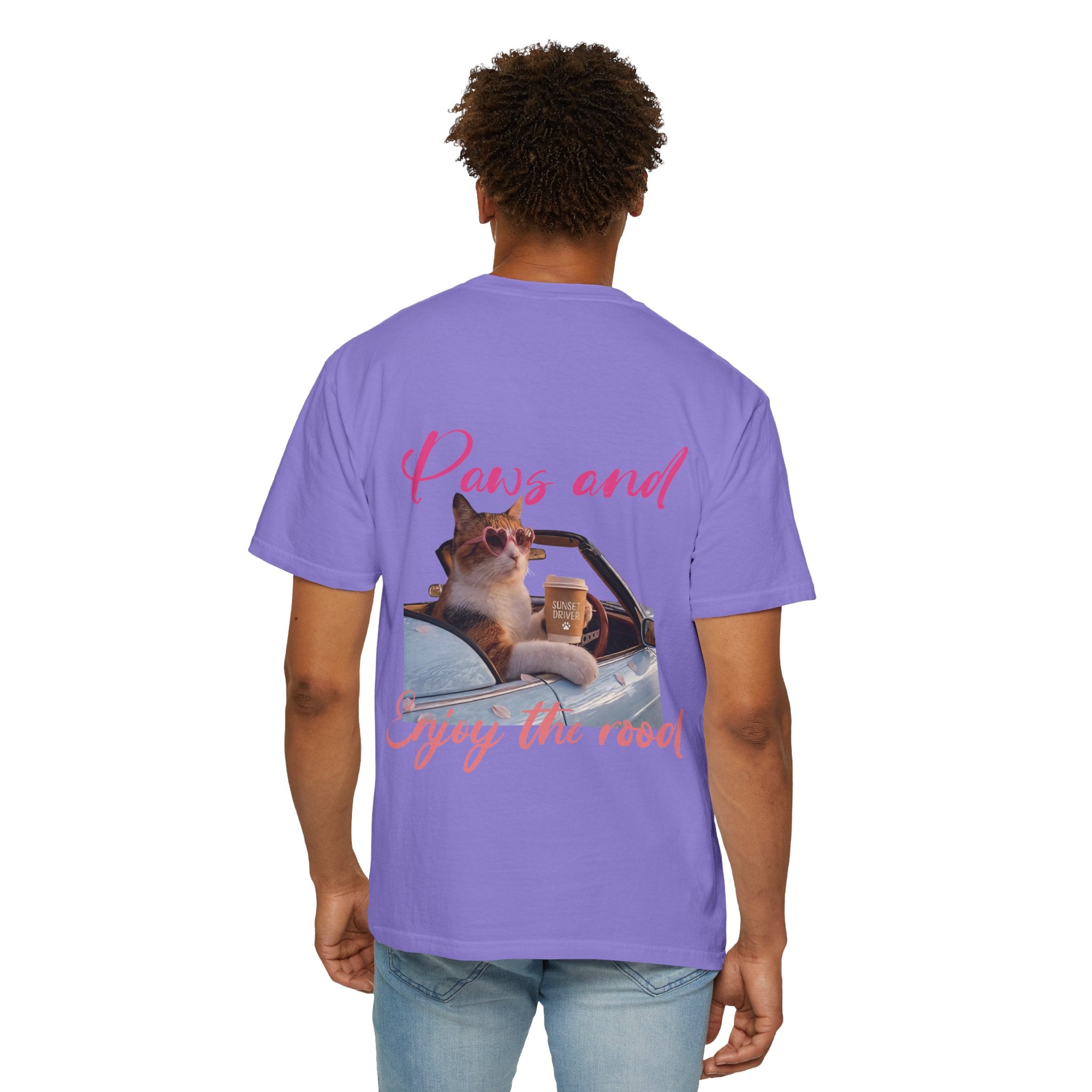 Custom Pet Travel T-Shirt - Summer Road Trip Tee for Cat Lovers