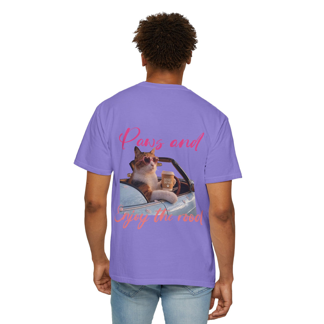Custom Pet Travel T-Shirt - Summer Road Trip Tee for Cat Lovers