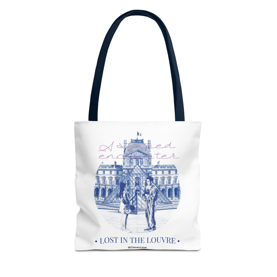 Louvre Paris Tote Bag | Vintage Museum Travel Canvas Bag