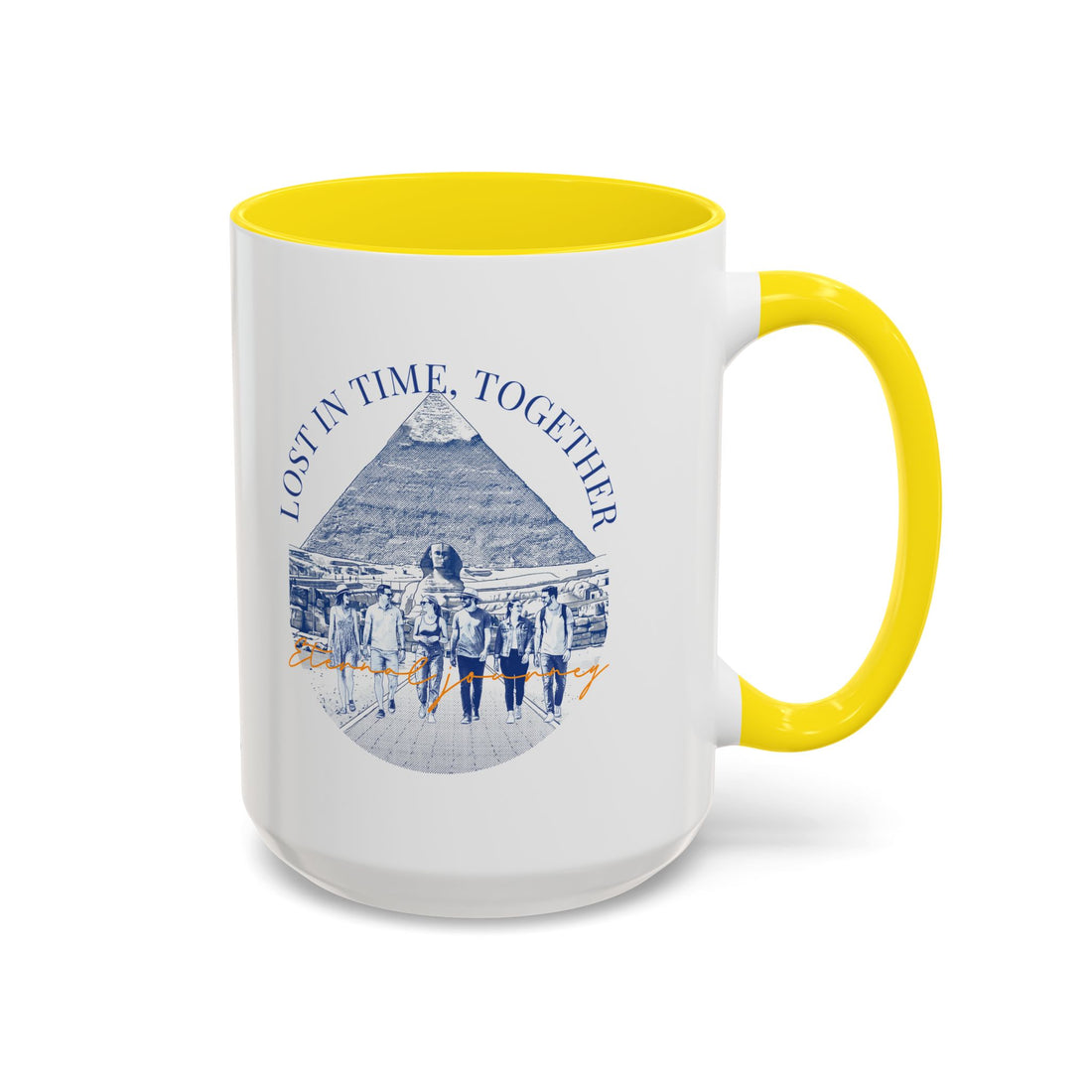 Egypt Travel Memory Mug - Pyramid Adventure Coffee Cup for Travelers