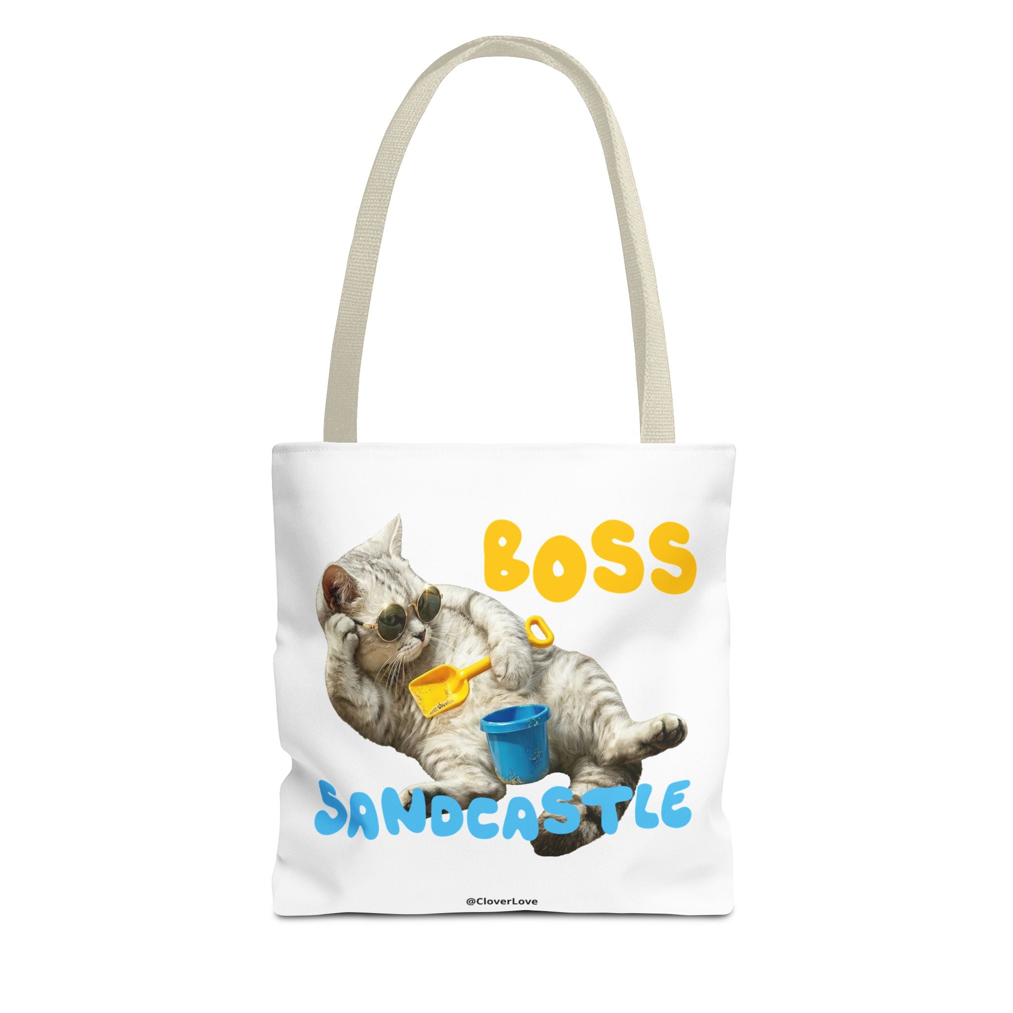 Funny Cat Tote Bag | Custom Pet Photo Personalized Canvas Bag