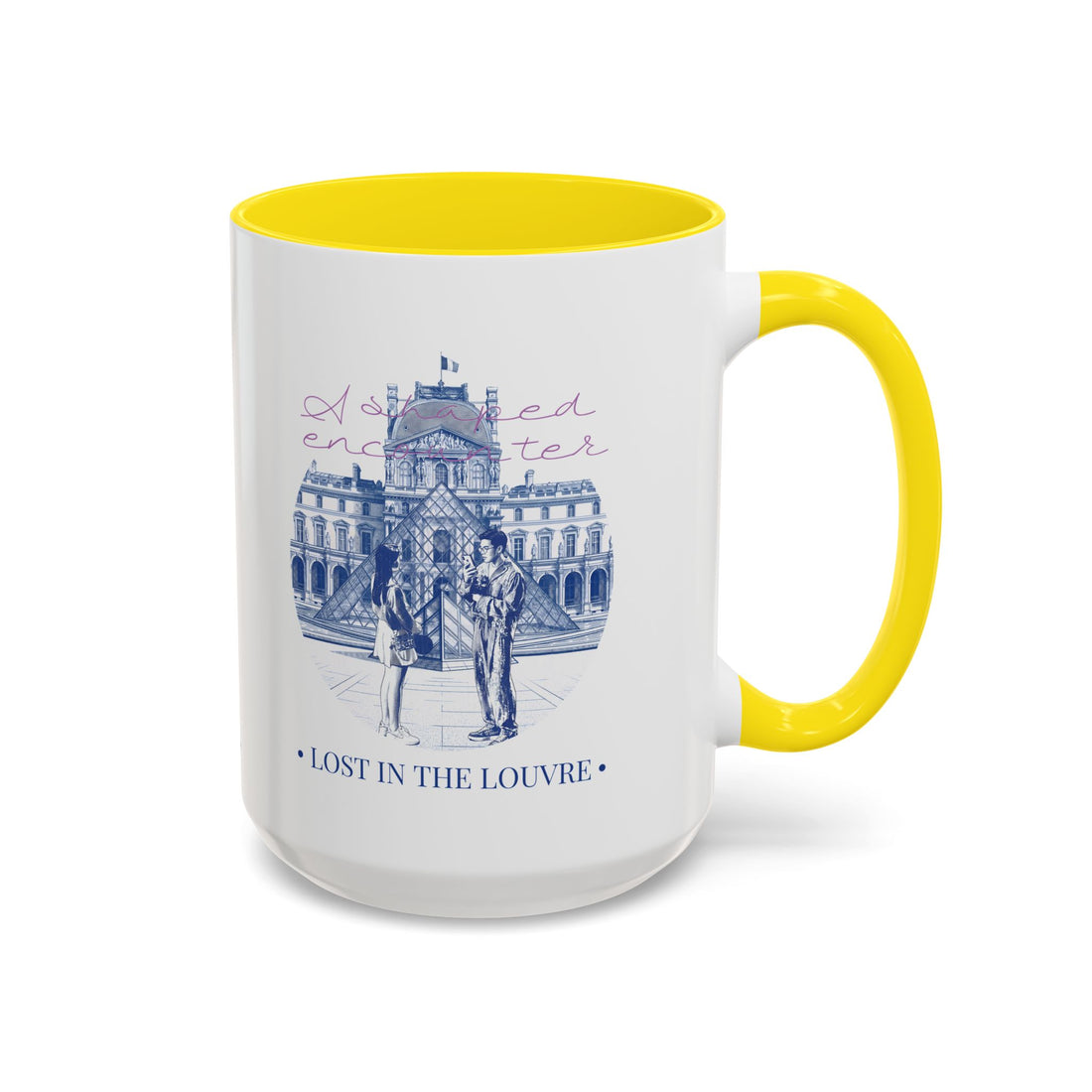 Louvre Paris Travel Mug - Art Museum Coffee Cup for Travelers