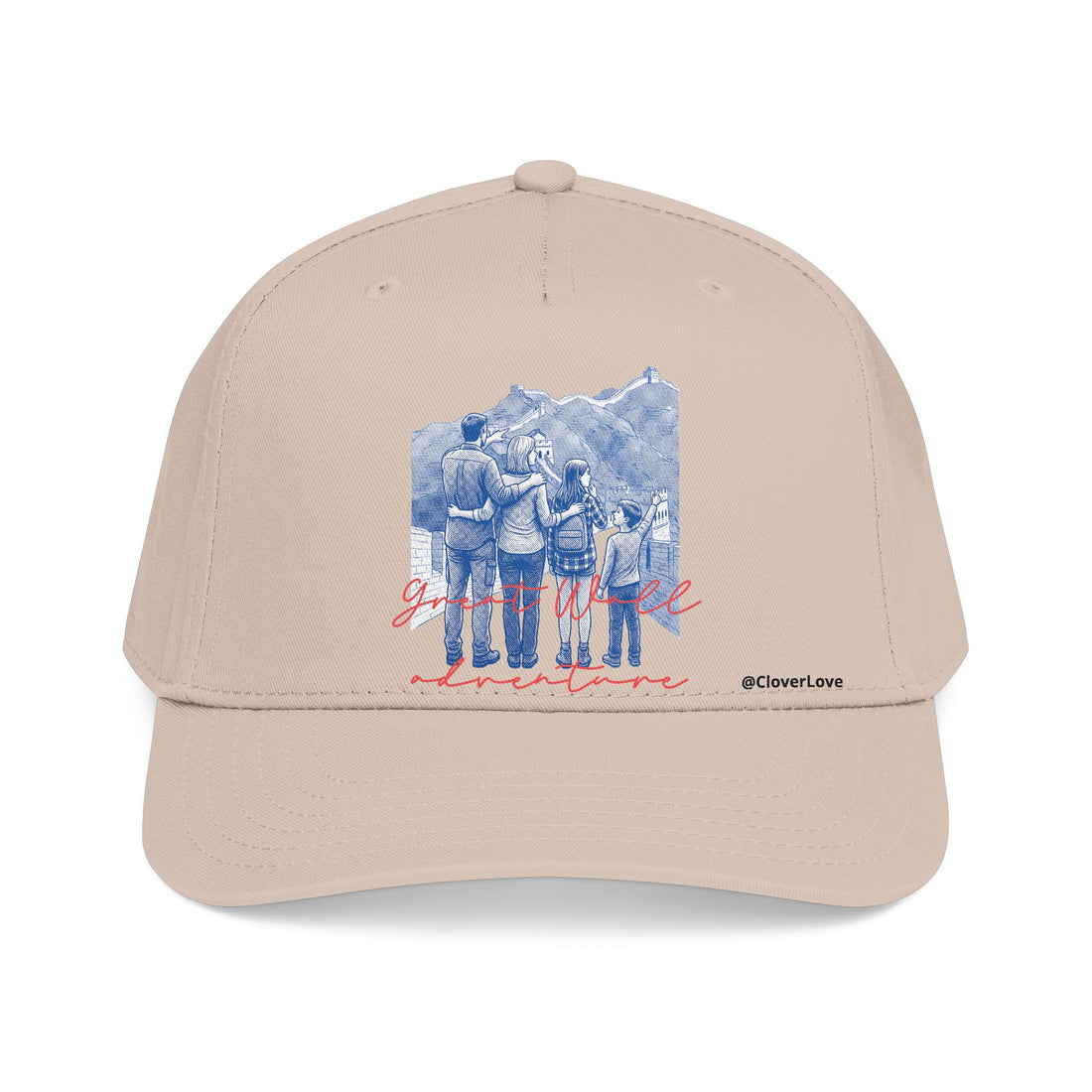 Ocean Adventure Hat - Coastal Travel Baseball Cap, Beach Vacation Dad Hat