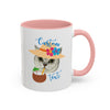 Personalized Summer Cat Mug | Custom Pet Portrait Coffee Cup