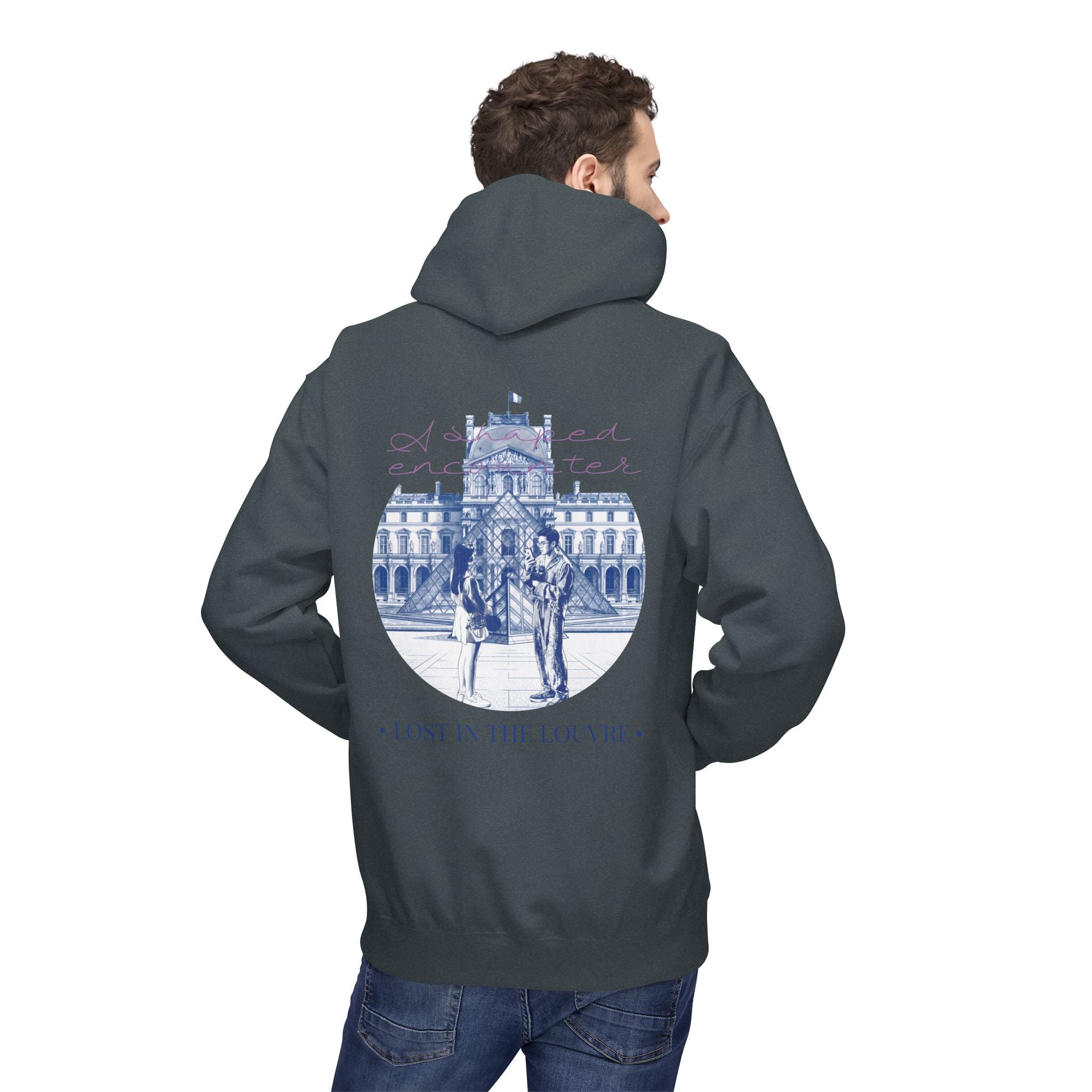 Lost In The Louvre Hoodie | Paris Travel Landmark Sweatshirt