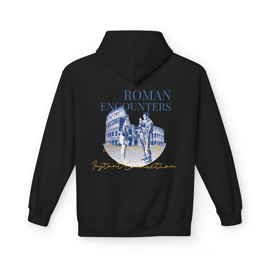 Roman Encounters Hoodie | Colosseum Travel Landmark Sweatshirt