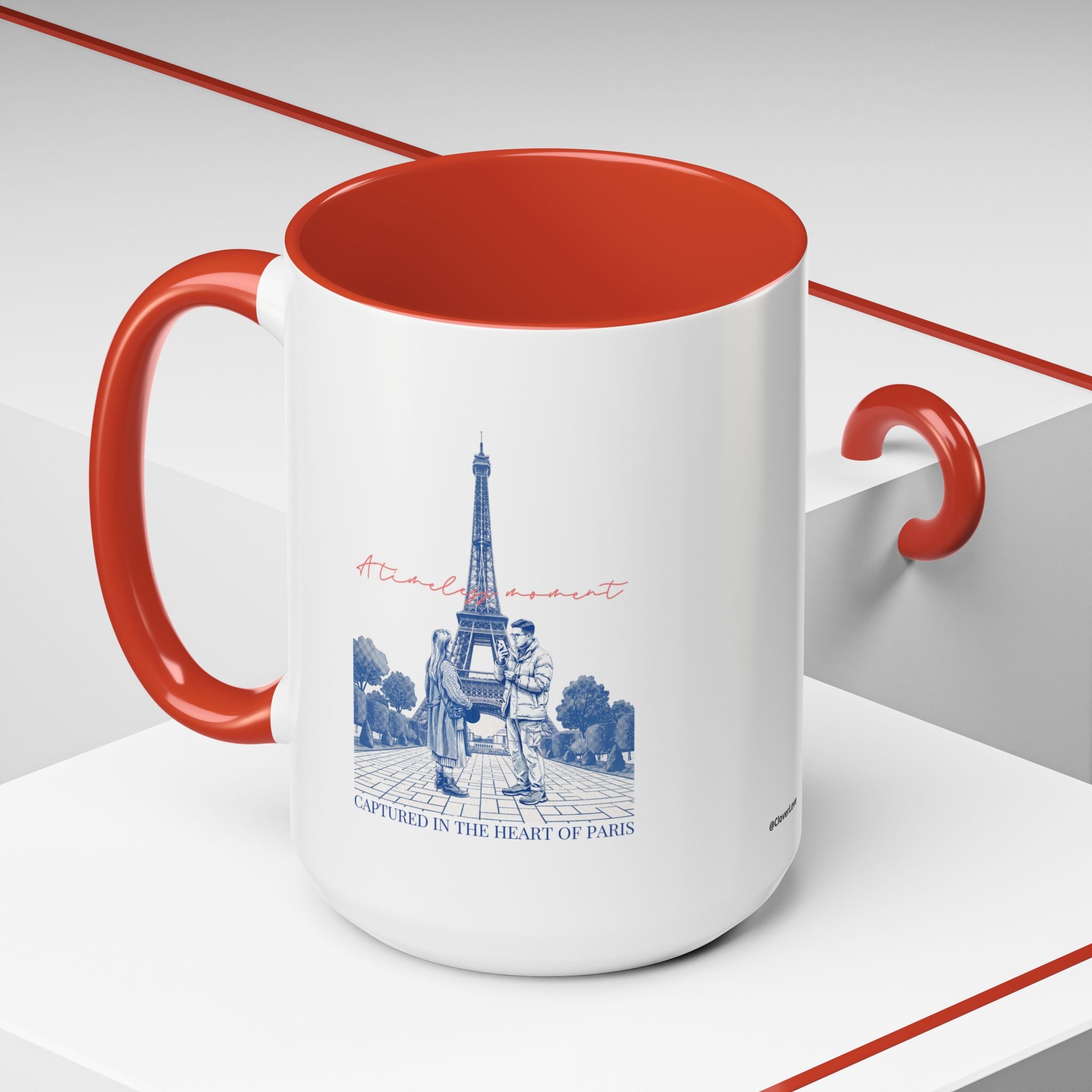 Paris Travel Memory Mug - Eiffel Tower Coffee Cup for Travelers