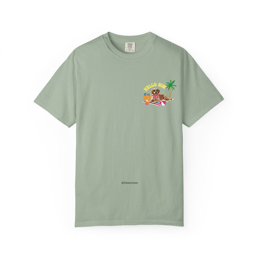 Custom Dog Summer T-Shirt - Funny Beach Dog Tee, Dog Lover Gift