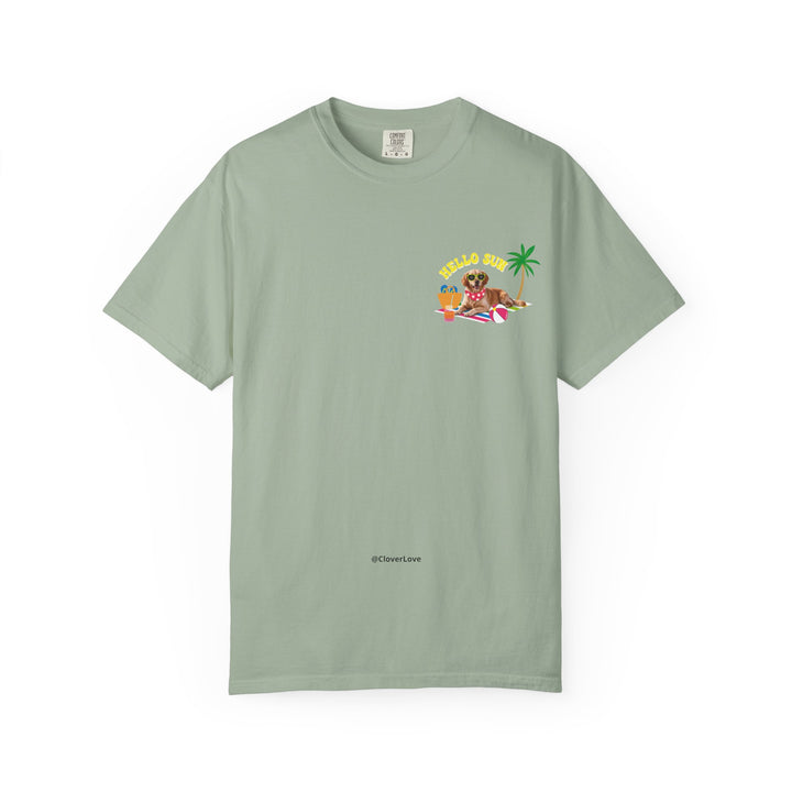 Custom Dog Summer T-Shirt - Funny Beach Dog Tee, Dog Lover Gift