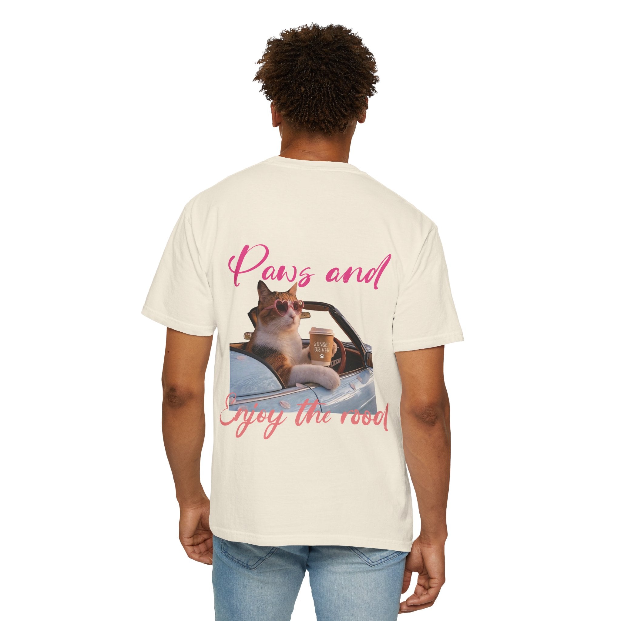 Custom Pet Travel T-Shirt - Summer Road Trip Tee for Cat Lovers
