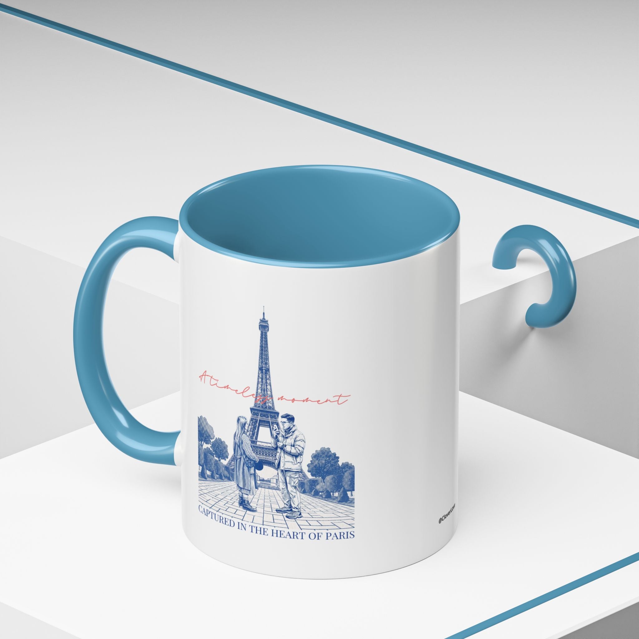 Paris Travel Memory Mug - Eiffel Tower Coffee Cup for Travelers