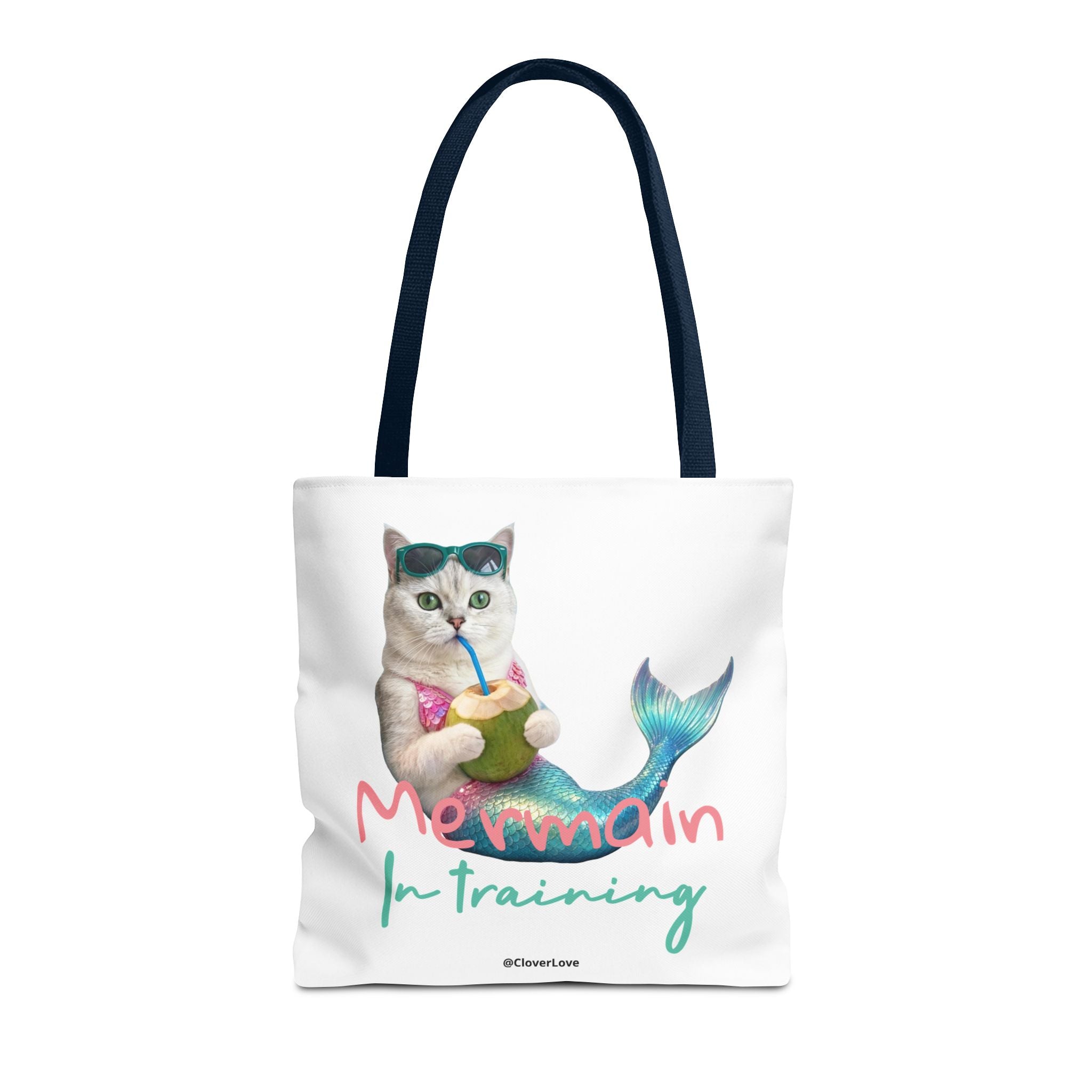Custom Cat Tote Bag | Personalized Cat Photo Summer Canvas Bag