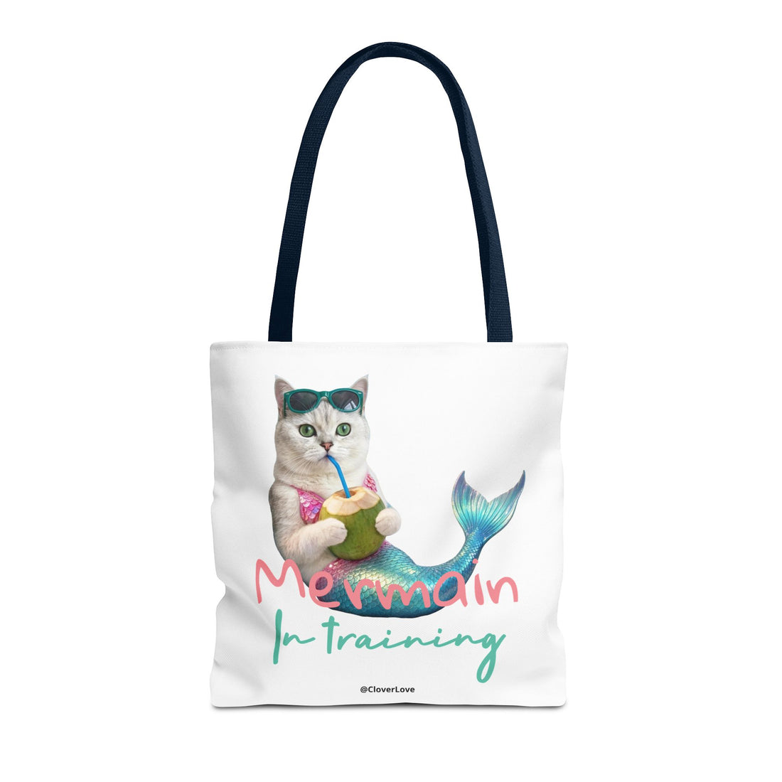 Custom Cat Tote Bag | Personalized Cat Photo Summer Canvas Bag