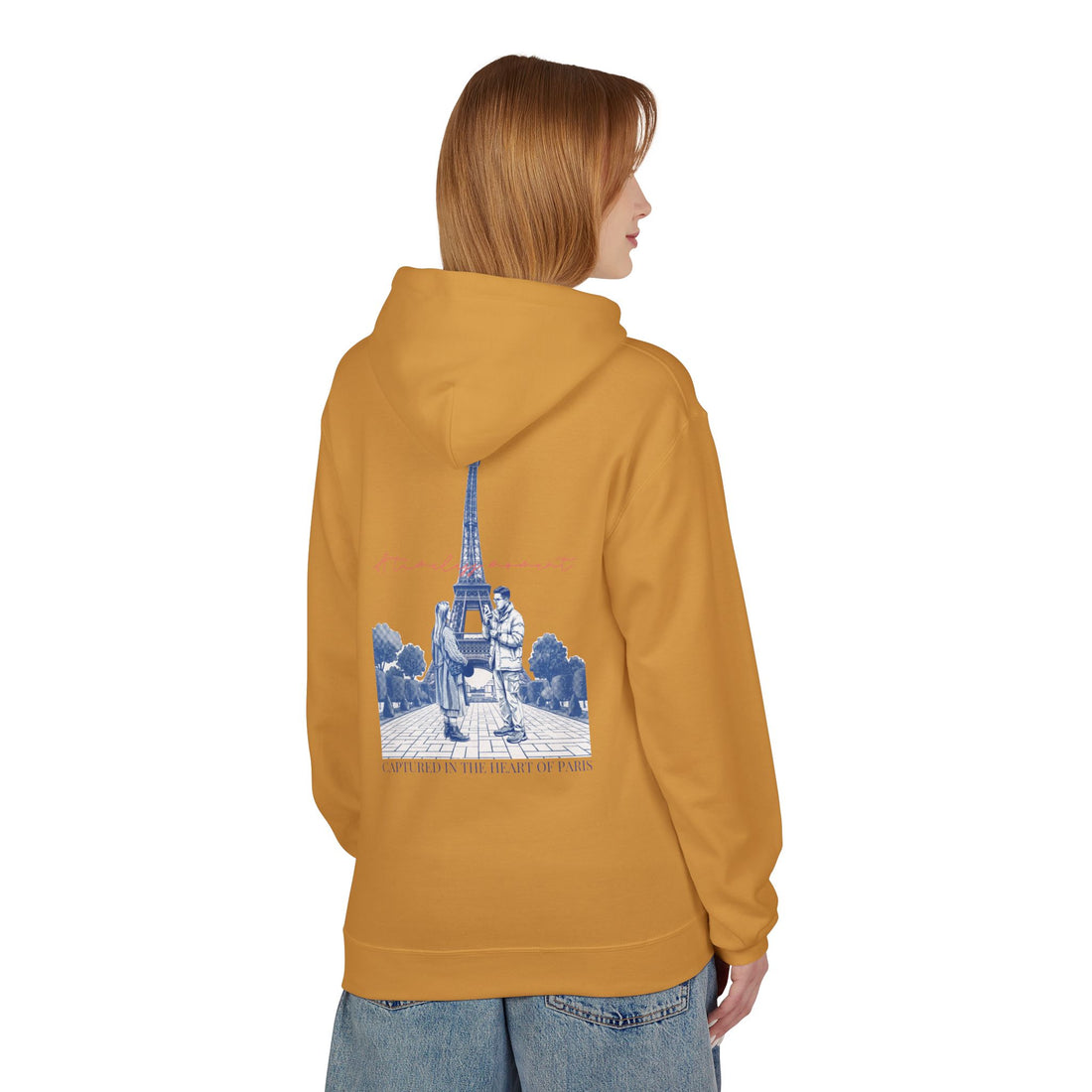 Paris Eiffel Tower Hoodie | Romantic Travel Graphic Sweatshirt