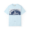 Cat’s Ocean Adventure T-Shirt - Vintage Ocean Wave Graphic Tee for Cat Lovers