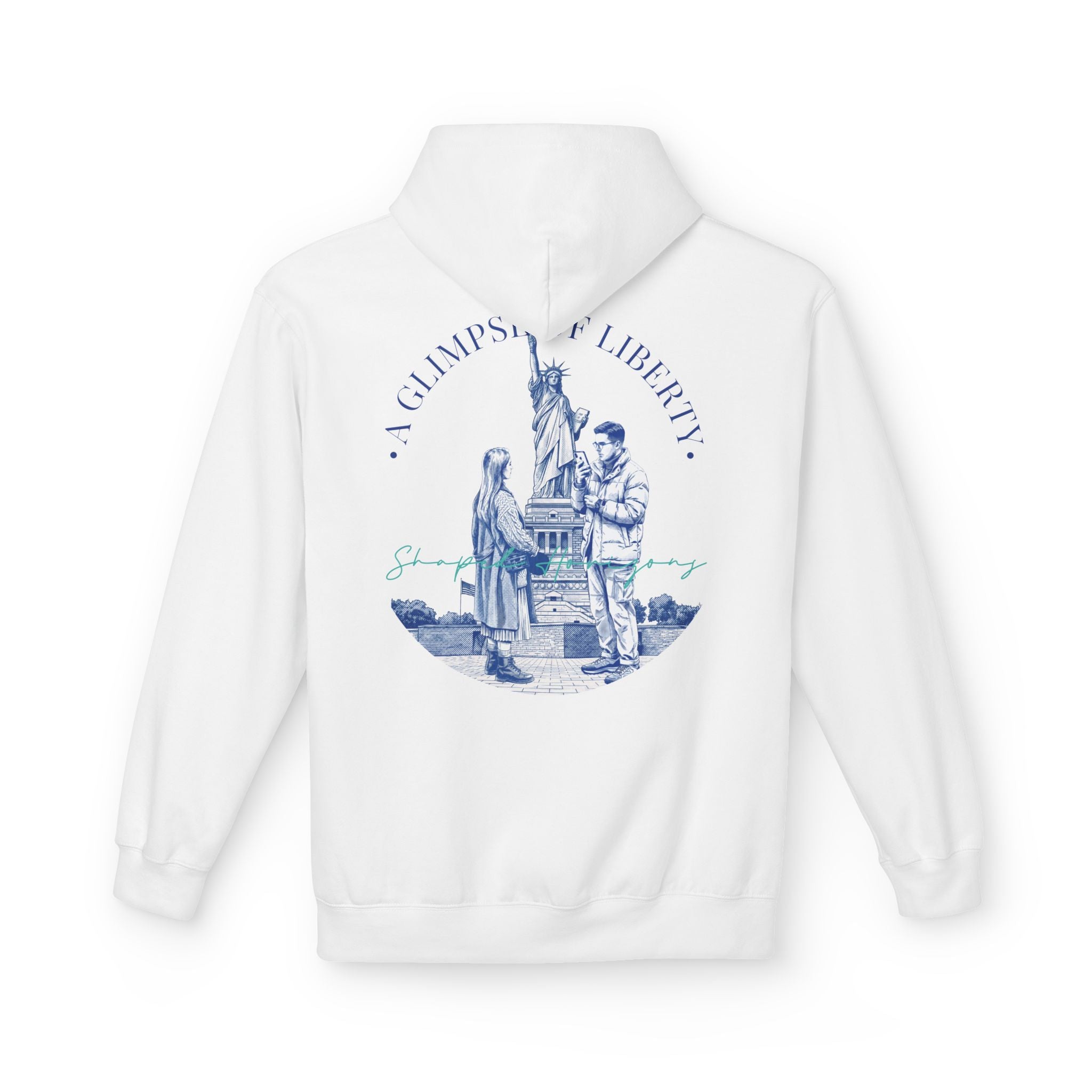 Statue of Liberty Adventure Hoodie | Vintage New York Travel Sweatshirt