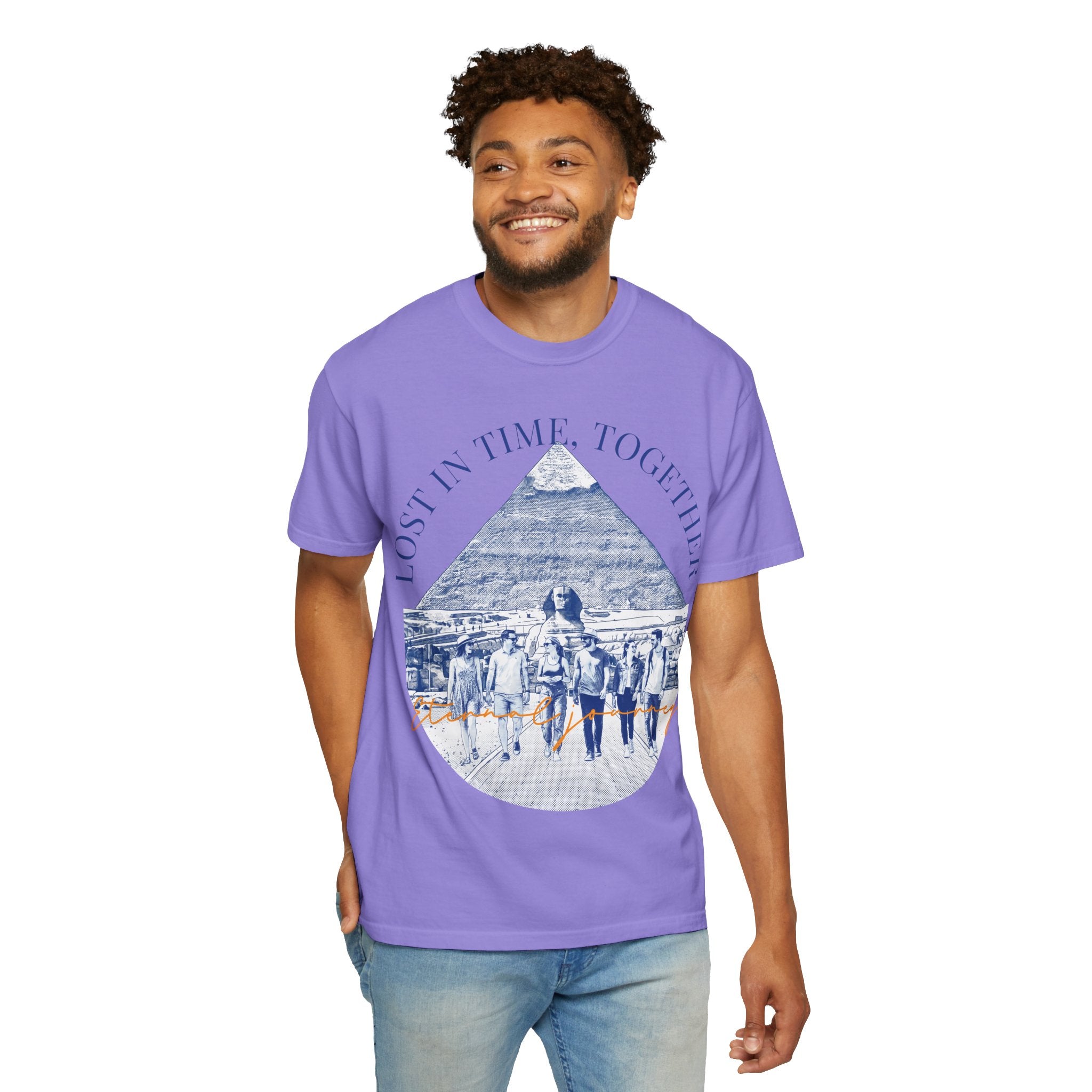 Custom Egypt Landmark T-Shirt - Vintage Adventure Tee, Travel Lover Gift