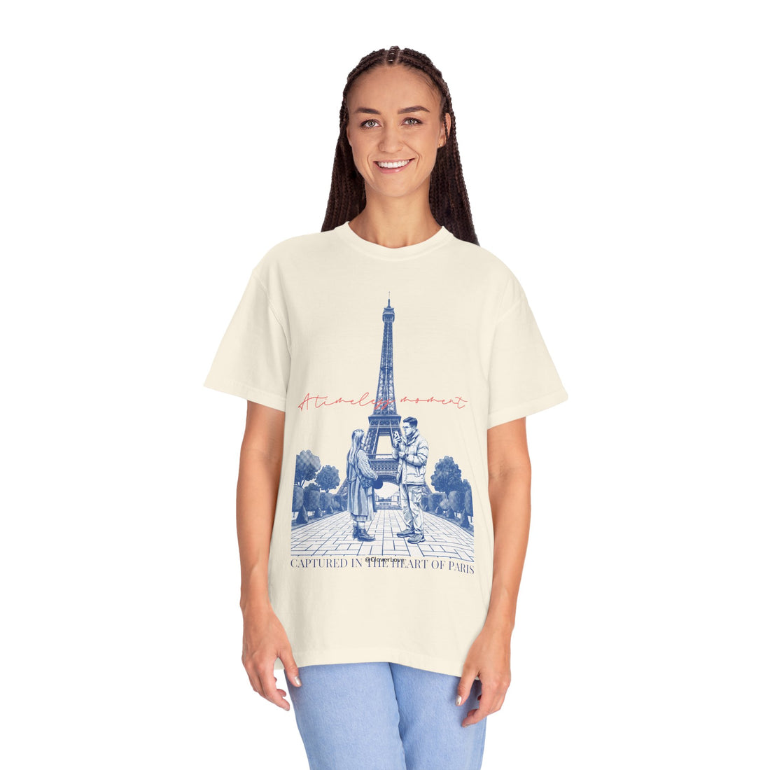 Custom Paris Landmark T-Shirt - Vintage Paris Memory Tee, Travel Lover Gift