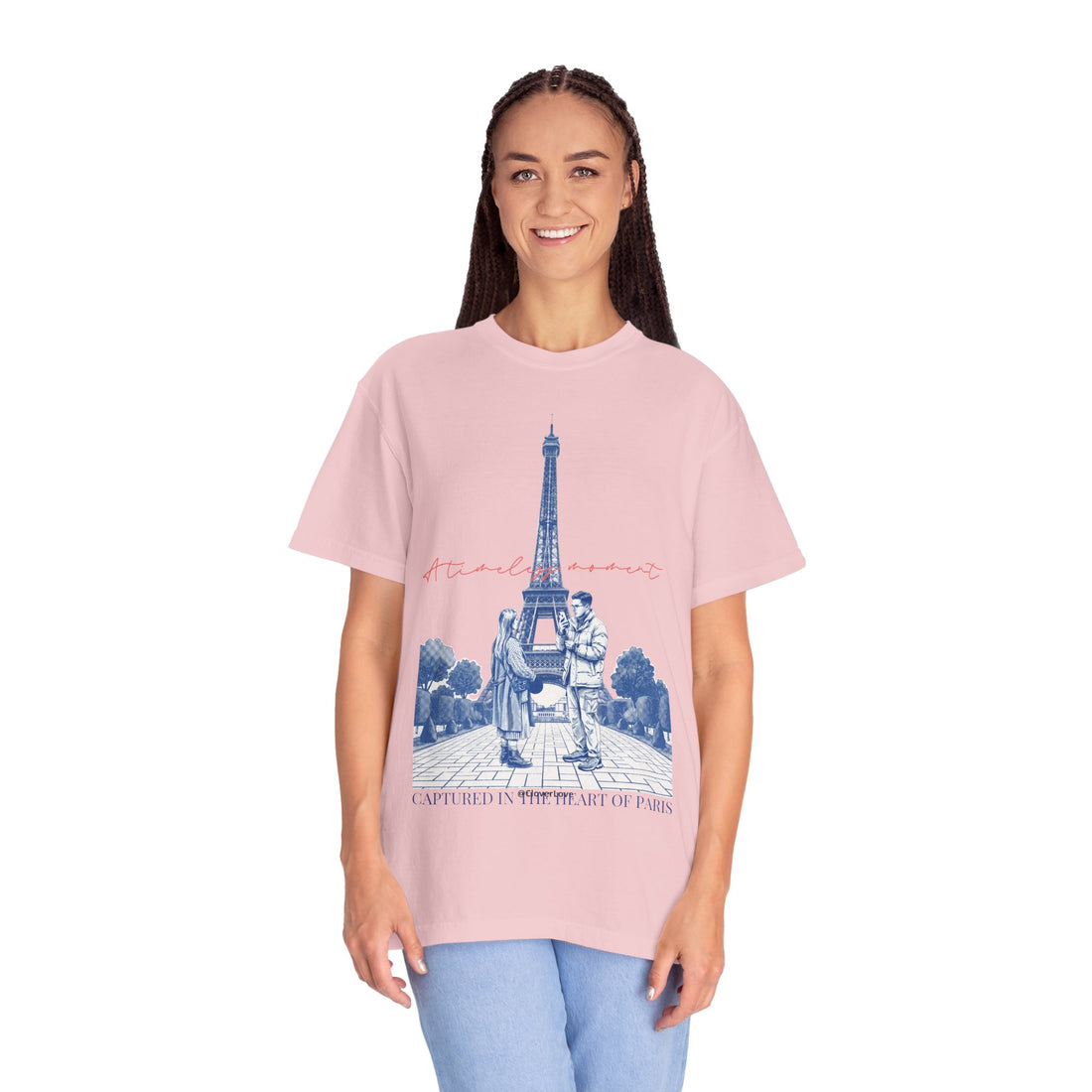 Custom Paris Landmark T-Shirt - Vintage Paris Memory Tee, Travel Lover Gift