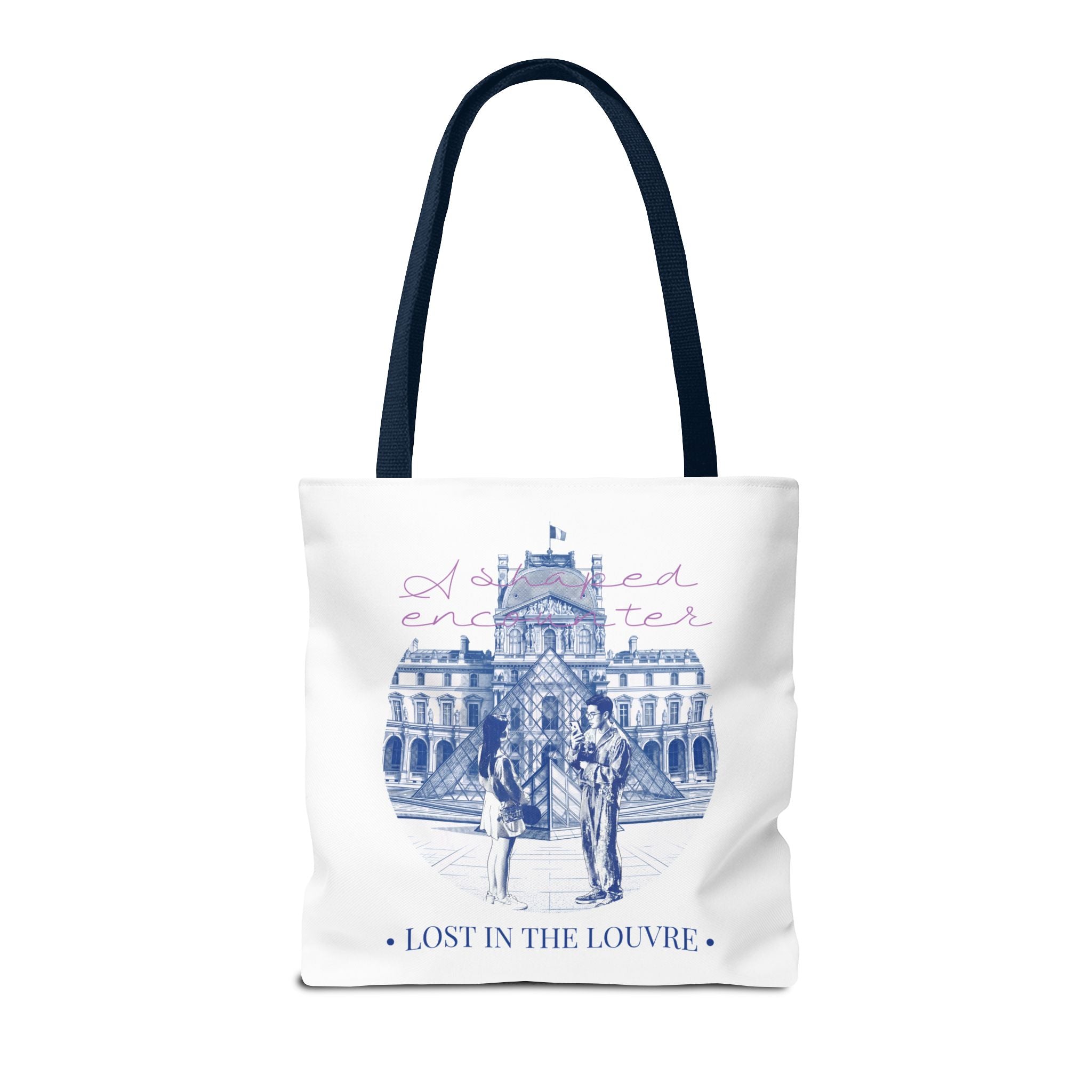 Louvre Paris Tote Bag | Vintage Museum Travel Canvas Bag