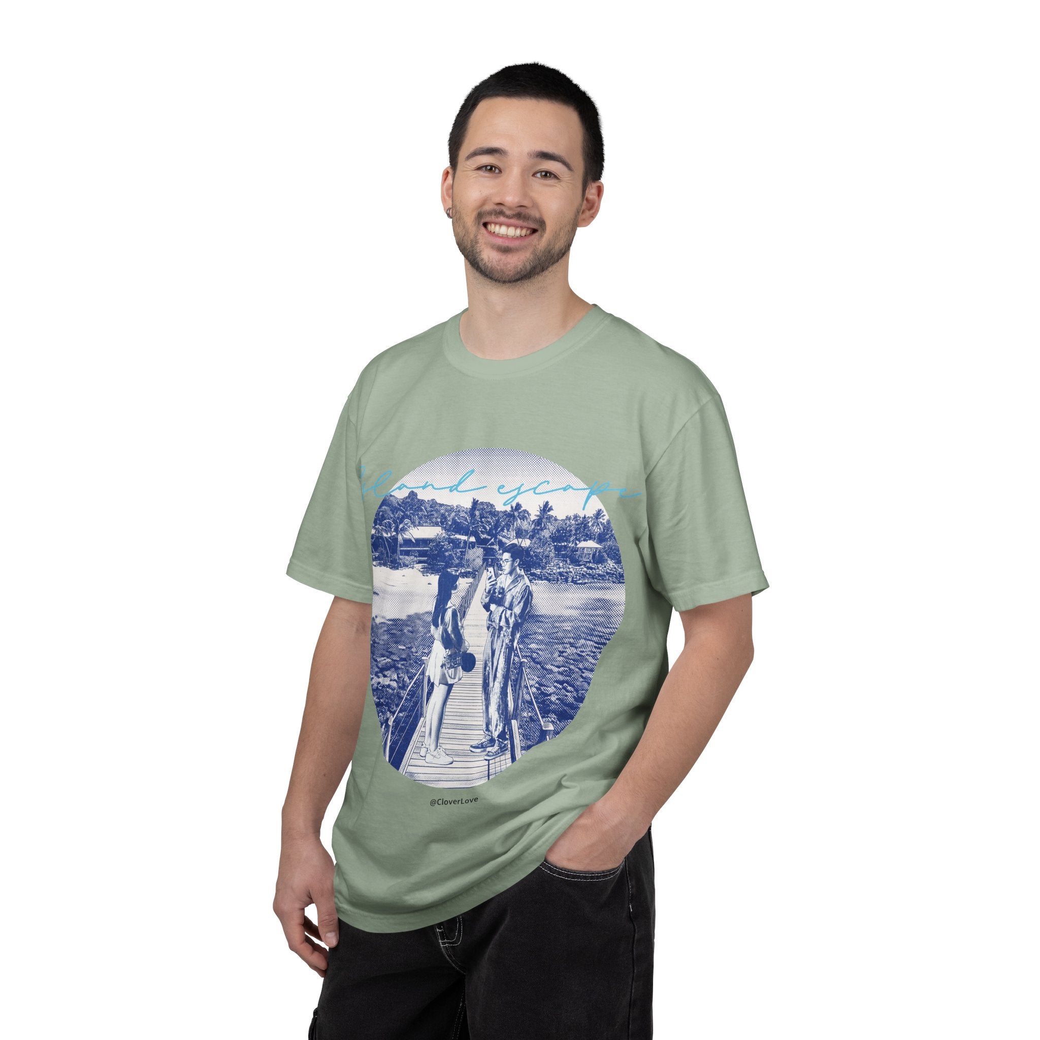 Custom Tropical Travel T-Shirt - Vintage Beach Adventure Tee, Travel Lover Gift