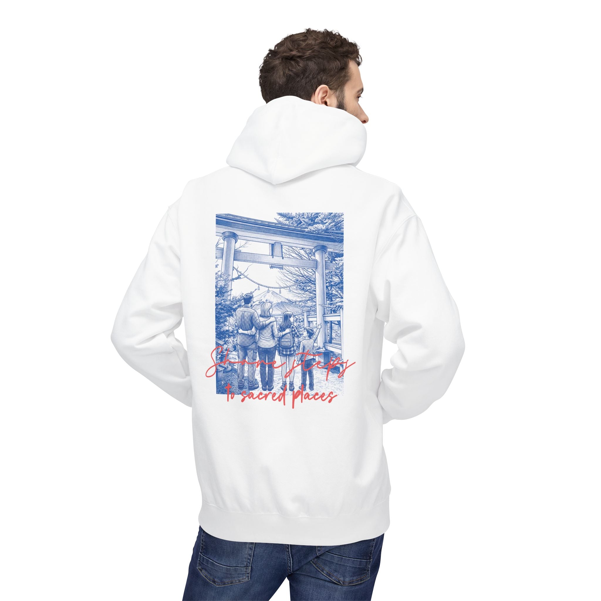 Sacred Places Hoodie | Vintage Travel Landmark Sweatshirt