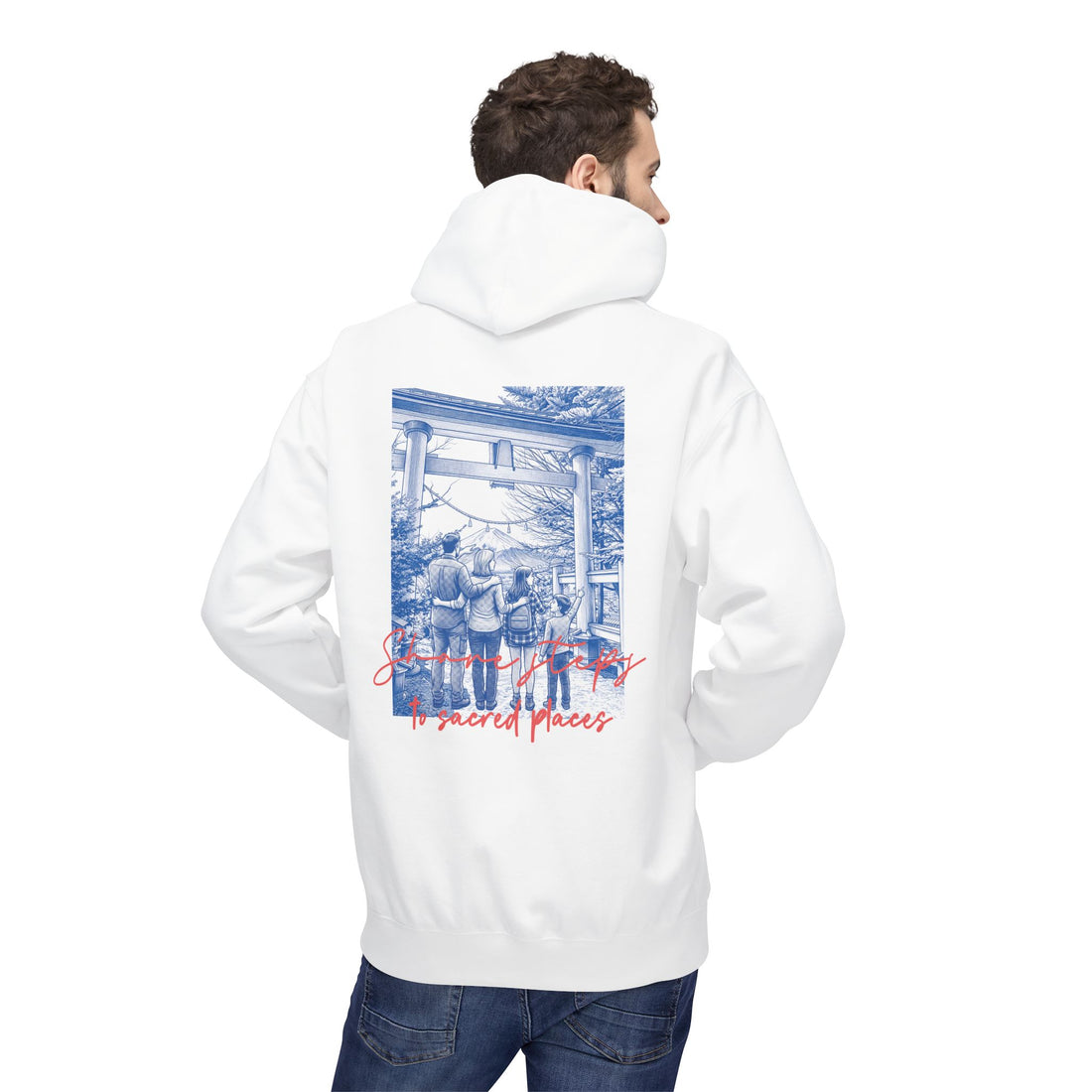 Sacred Places Hoodie | Vintage Travel Landmark Sweatshirt