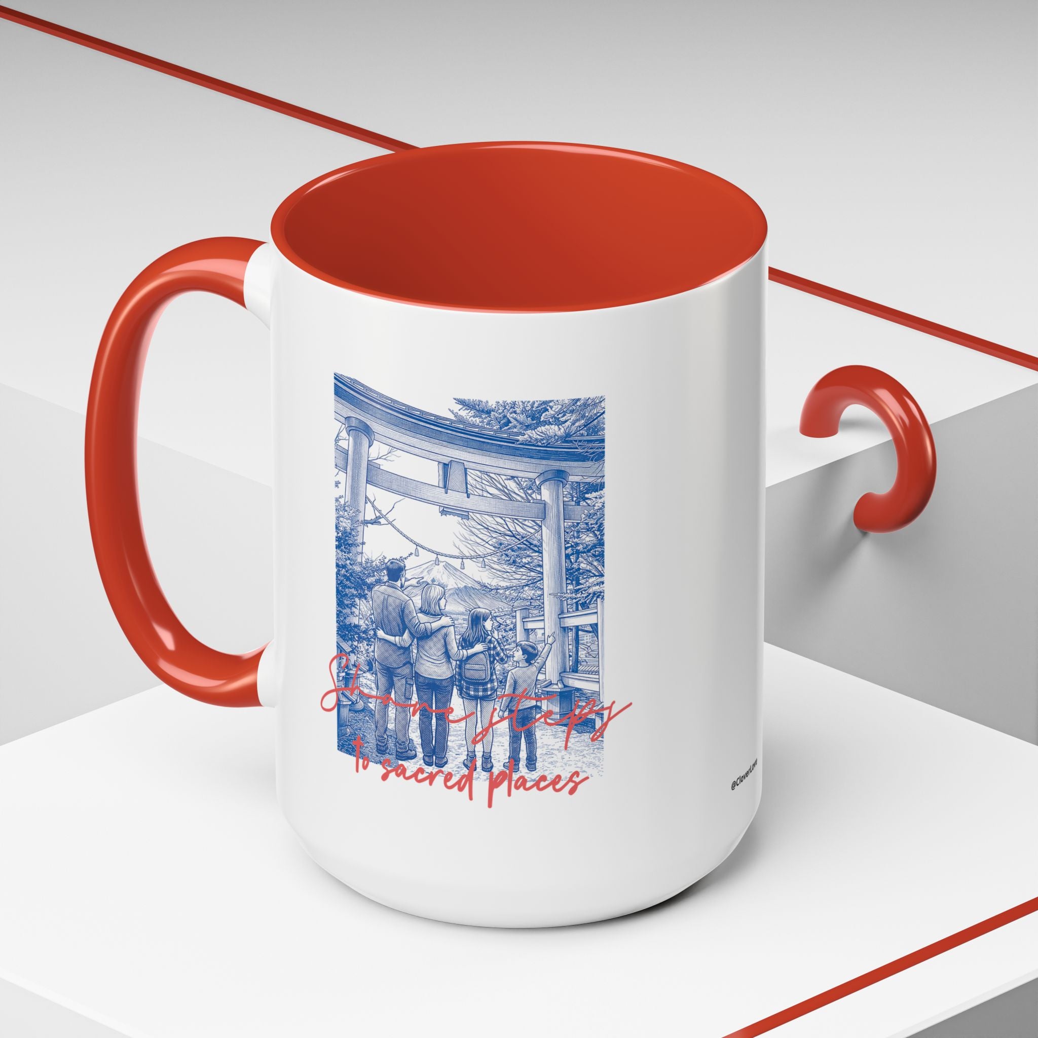 Japan Travel Memory Mug - Mount Fuji Coffee Cup for Travelers