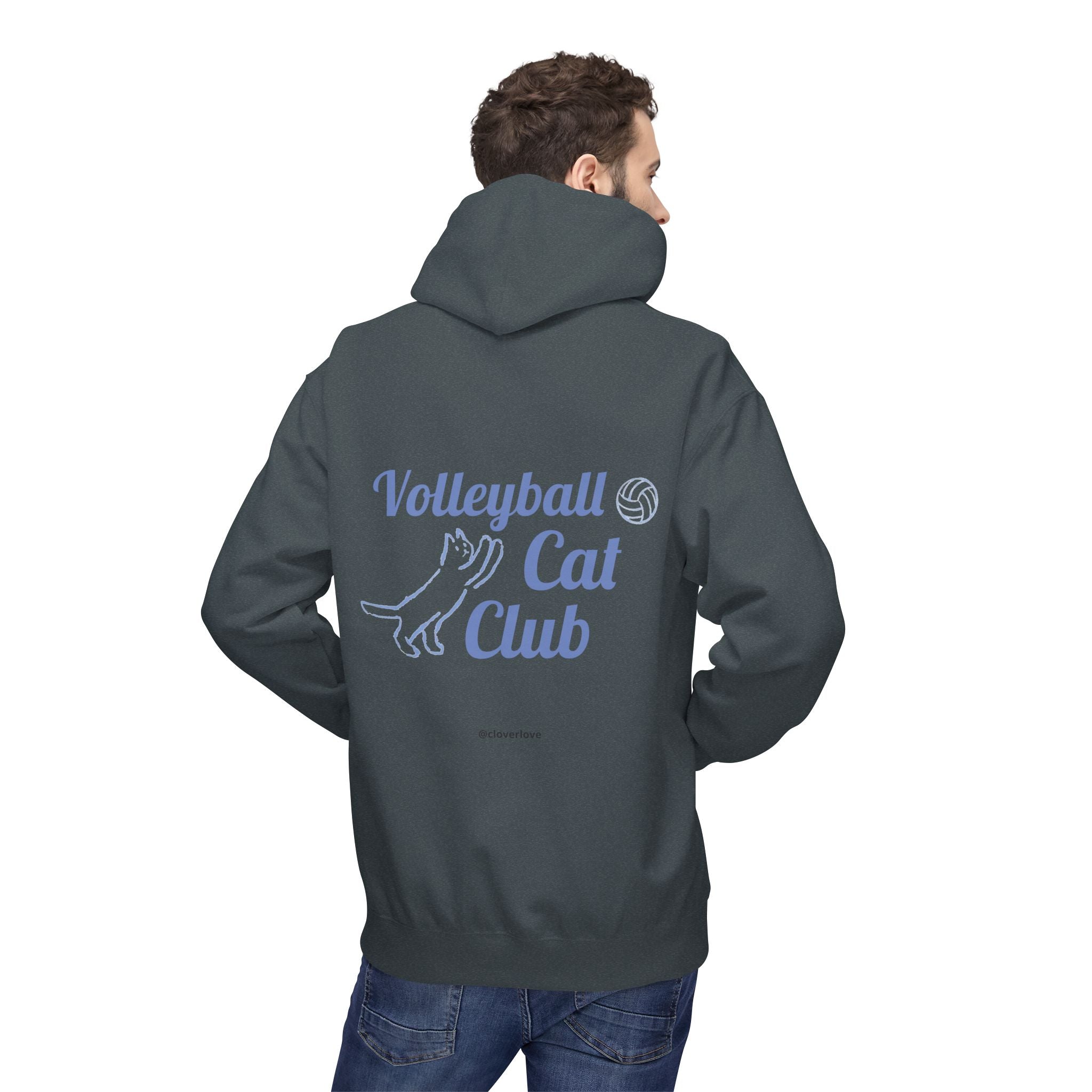 VC6, Catch the Echo Hoodie — Ocean Cat Adventure Graphic Hoodie