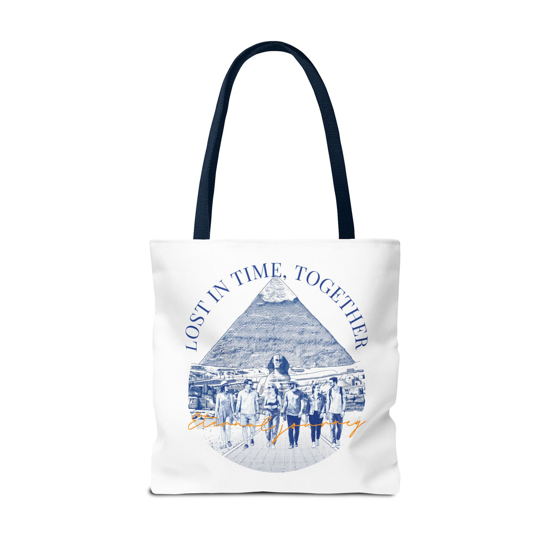 Egypt Pyramid Tote Bag | Vintage Travel Explorer Canvas Bag