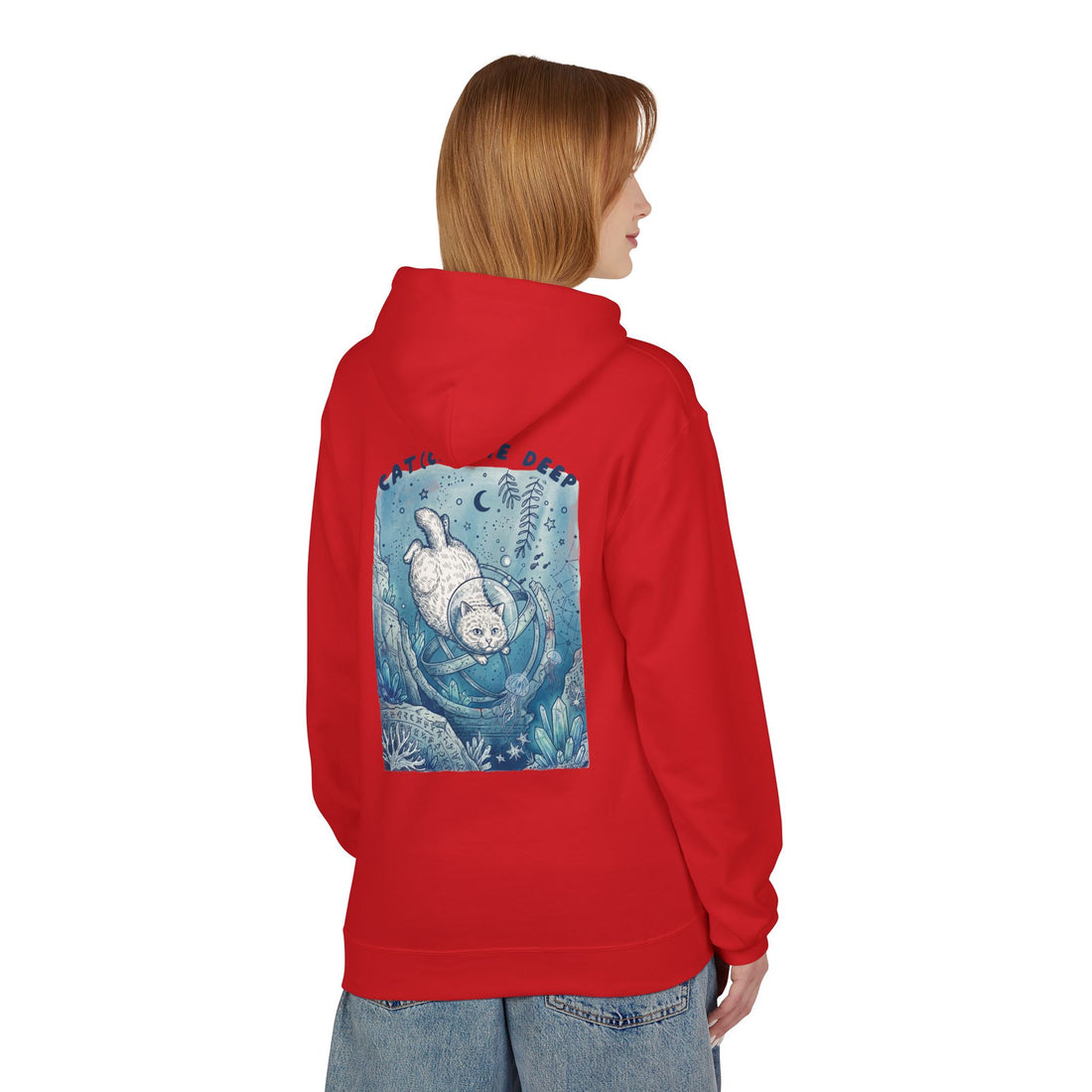 Cat Deep Sea Adventure Hoodie | Vintage Ocean Explorer Graphic Sweatshirt