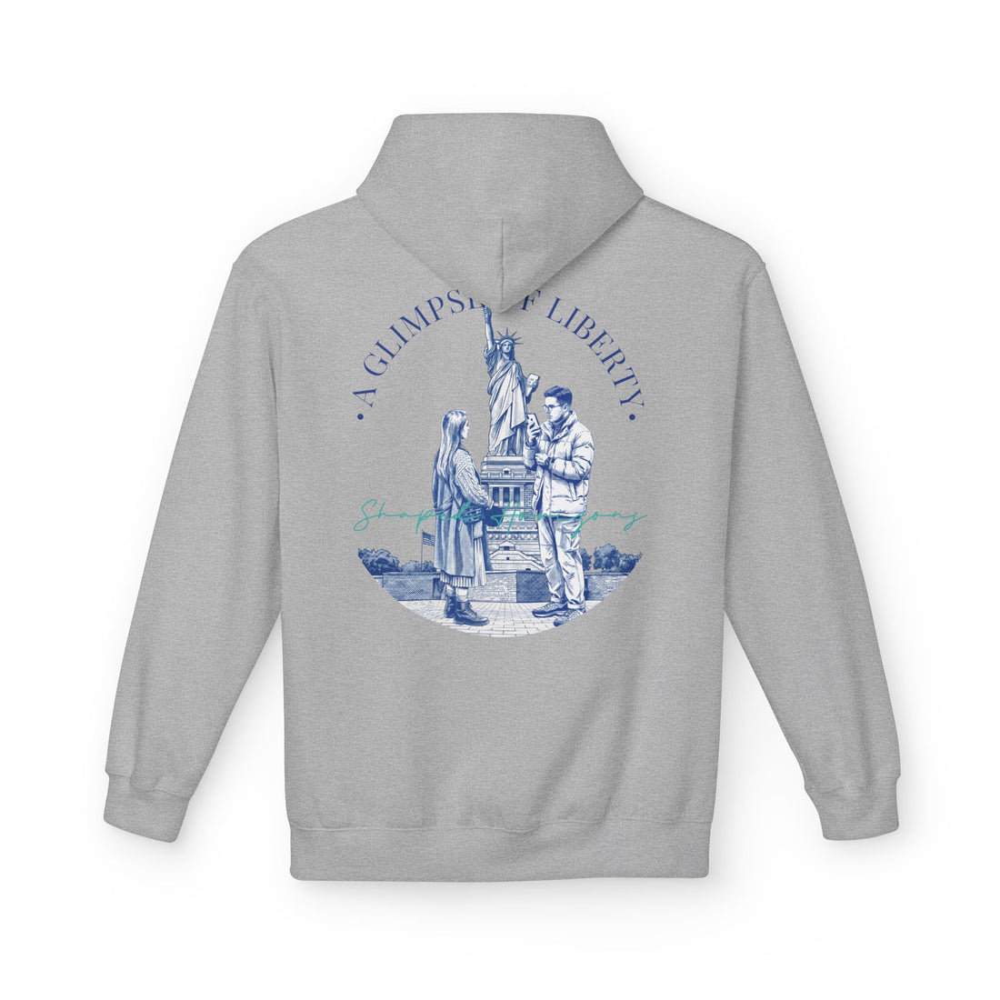 Statue of Liberty Adventure Hoodie | Vintage New York Travel Sweatshirt