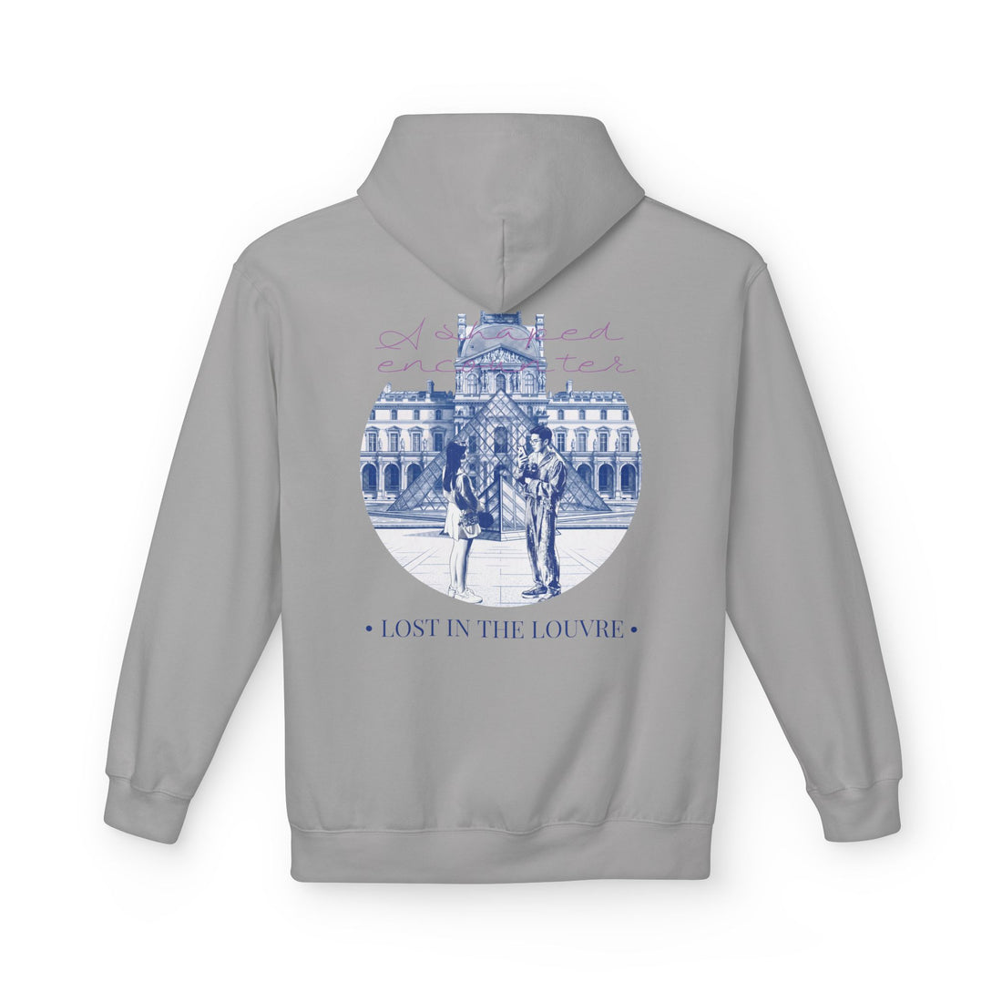 Lost In The Louvre Hoodie | Paris Travel Landmark Sweatshirt