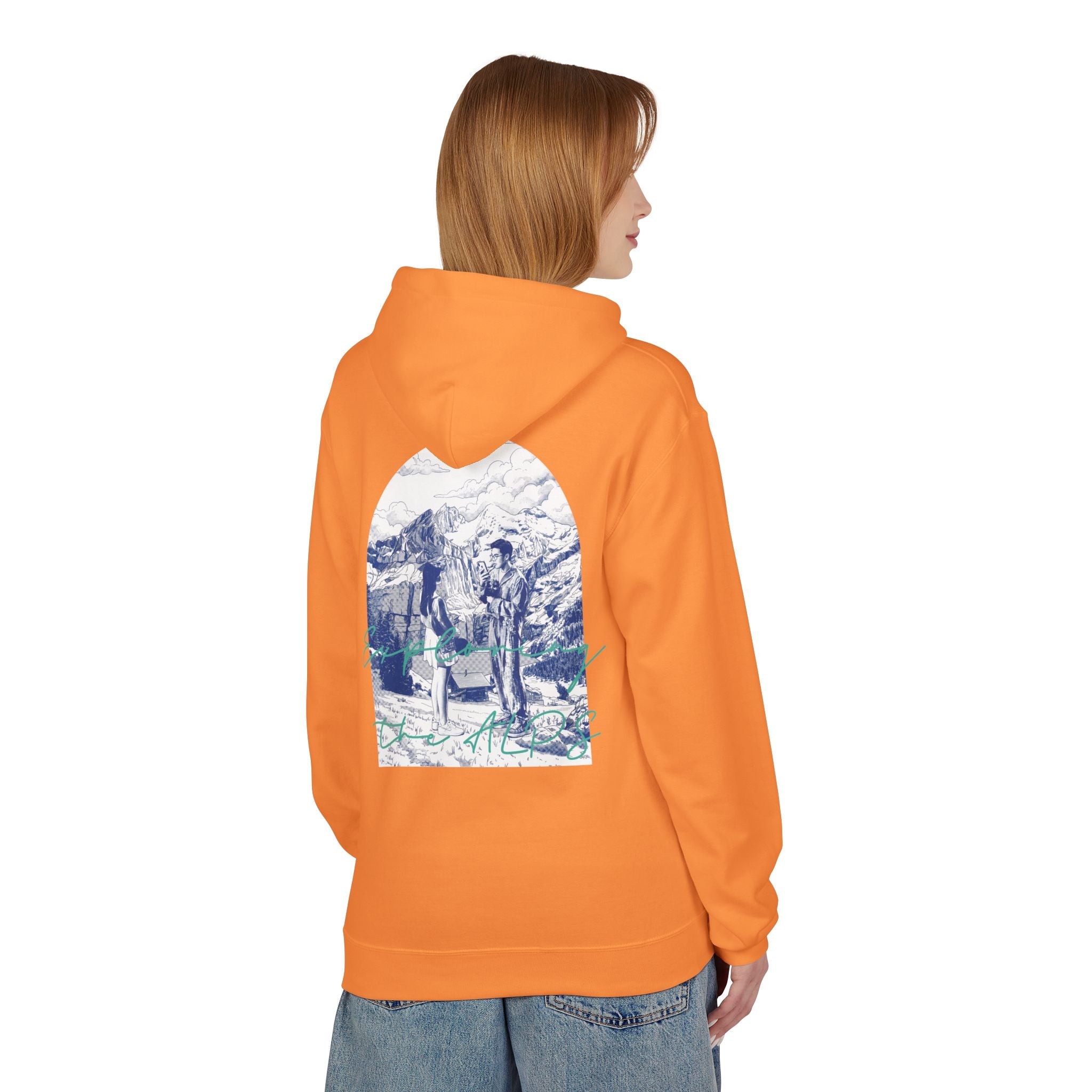 Mountain Travel Hoodie | Adventure Landscape Graphic Pullover