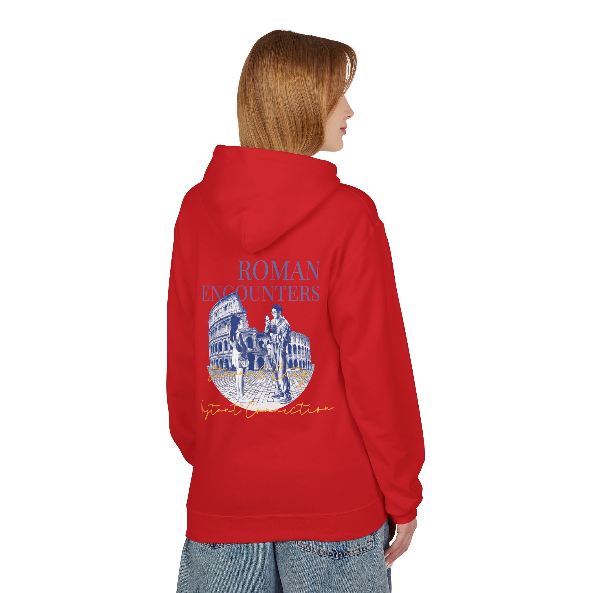 Roman Encounters Hoodie | Colosseum Travel Landmark Sweatshirt