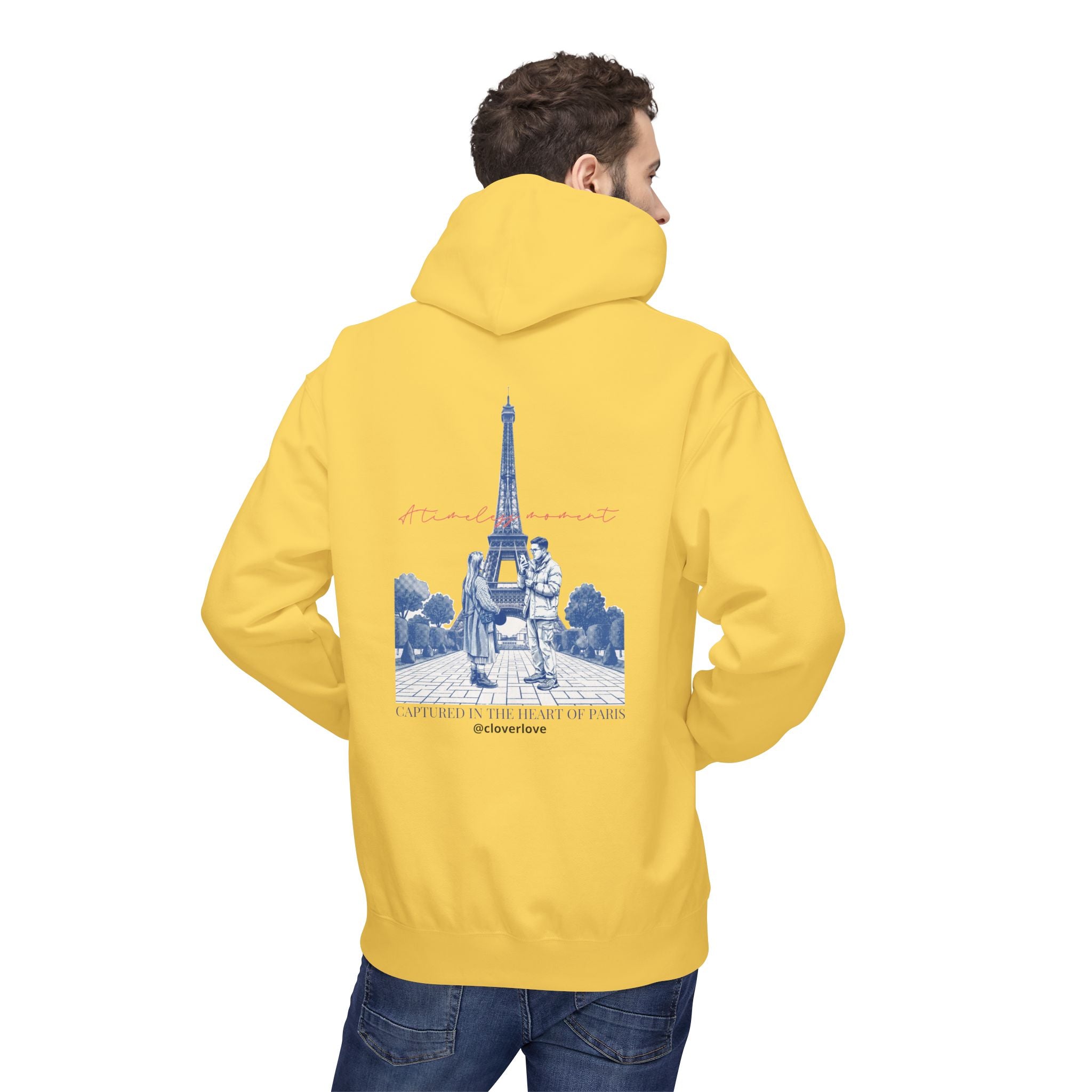 Paris Eiffelturm Hoodie | Romantisches Reise-Grafik-Sweatshirt