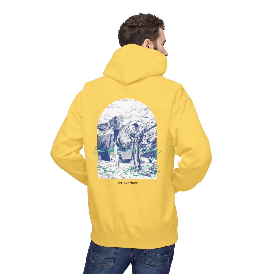 Mountain Travel Hoodie | Abenteuerlandschaft Grafik Pullover